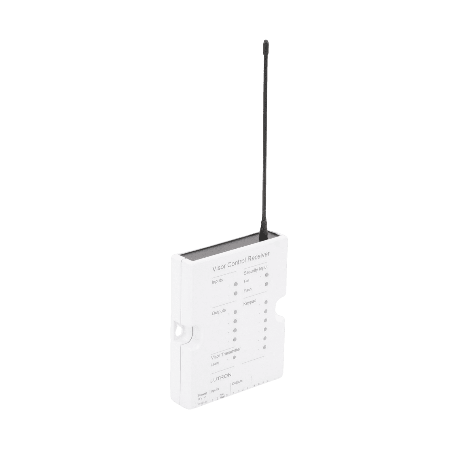 (RadoiRA2) Receptor de control para puertas de garage, regulador de iluminación. 120V, 4 salidas de relay y 2 entradas. Complementar con RRMAIN de RadioRa2 Lutron. RRDVCRXWH - LUTRON ELECTRONICS