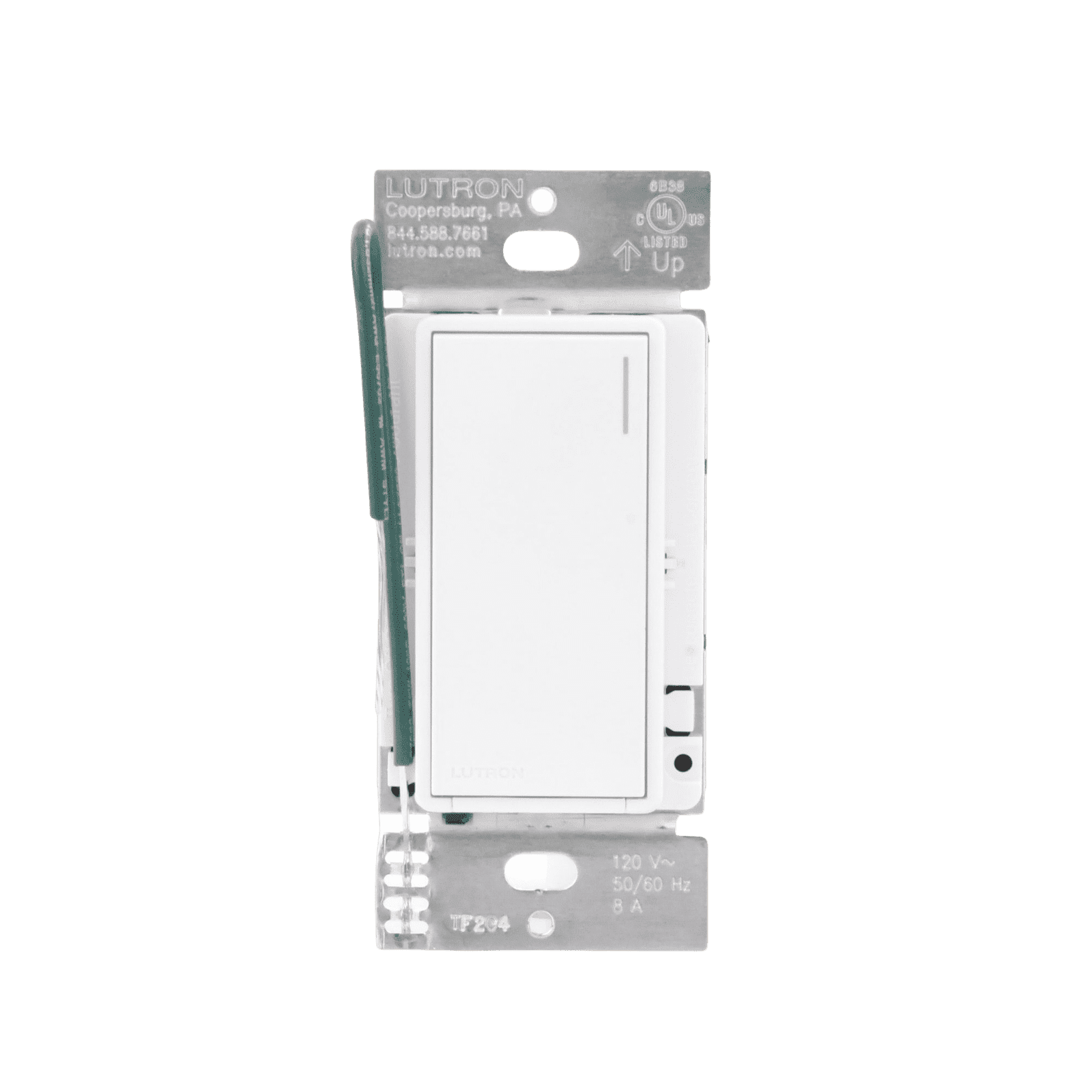 (RadioRa3) Apagador Sunnata color blanco mate para linea Radio Ra3, 8A de iluminación, 5.8A Motor RRST8ANSSW - LUTRON RADIORA 3