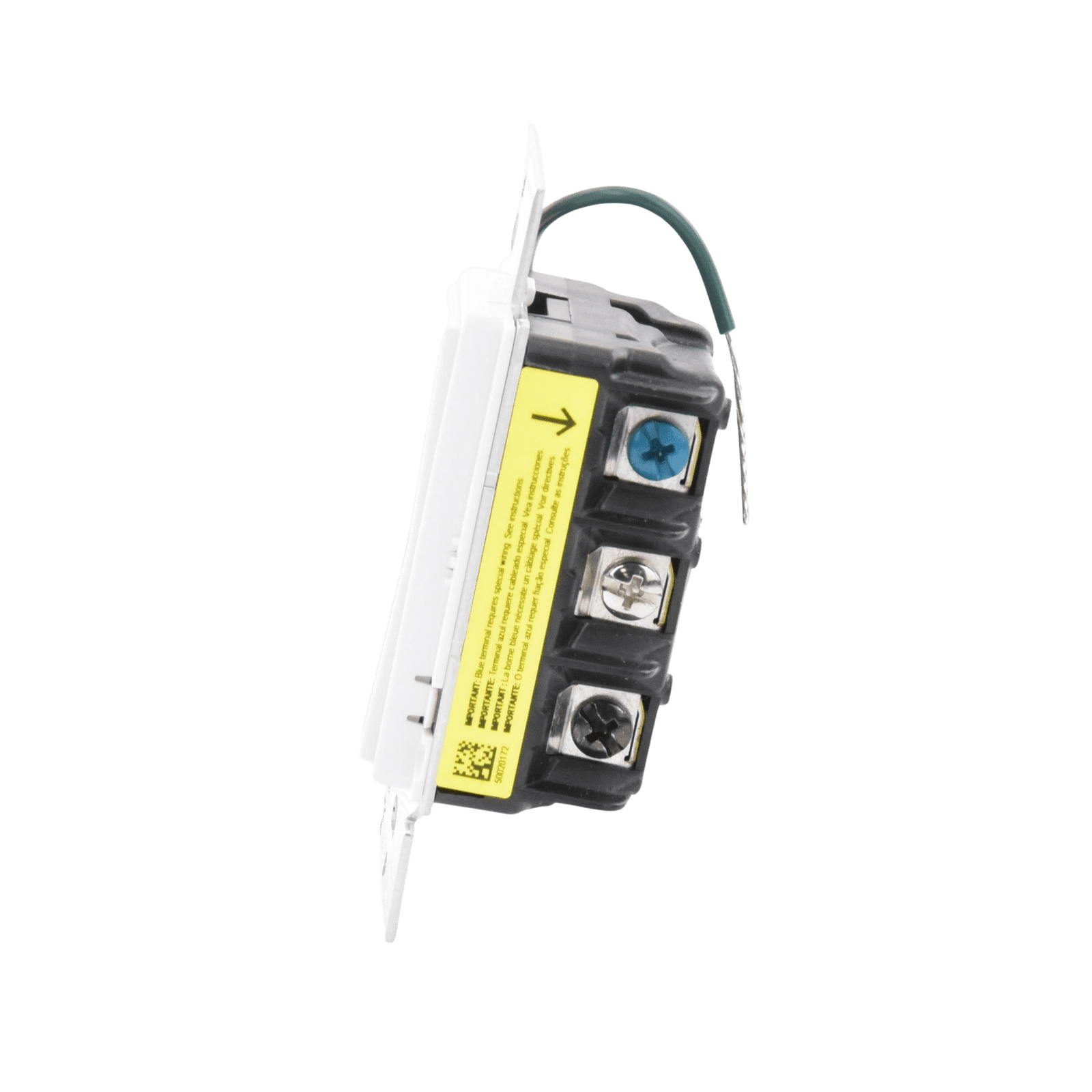 (RadioRa3) Atenuador táctil SUNNATA Dimmer PRO color blanco mate para linea Radio Ra3, el cable neutro es opcional 250W LED / CFL RRSTPRONSW - LUTRON RADIORA 3