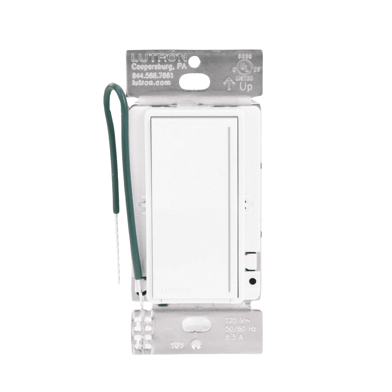 (RadioRa3) )Atenuador (dimmer) Auxiliar de pared, compañero de atenuadores multilocación. Usar en 3 vías o escalera. RRSTRDWH - LUTRON RADIORA 3