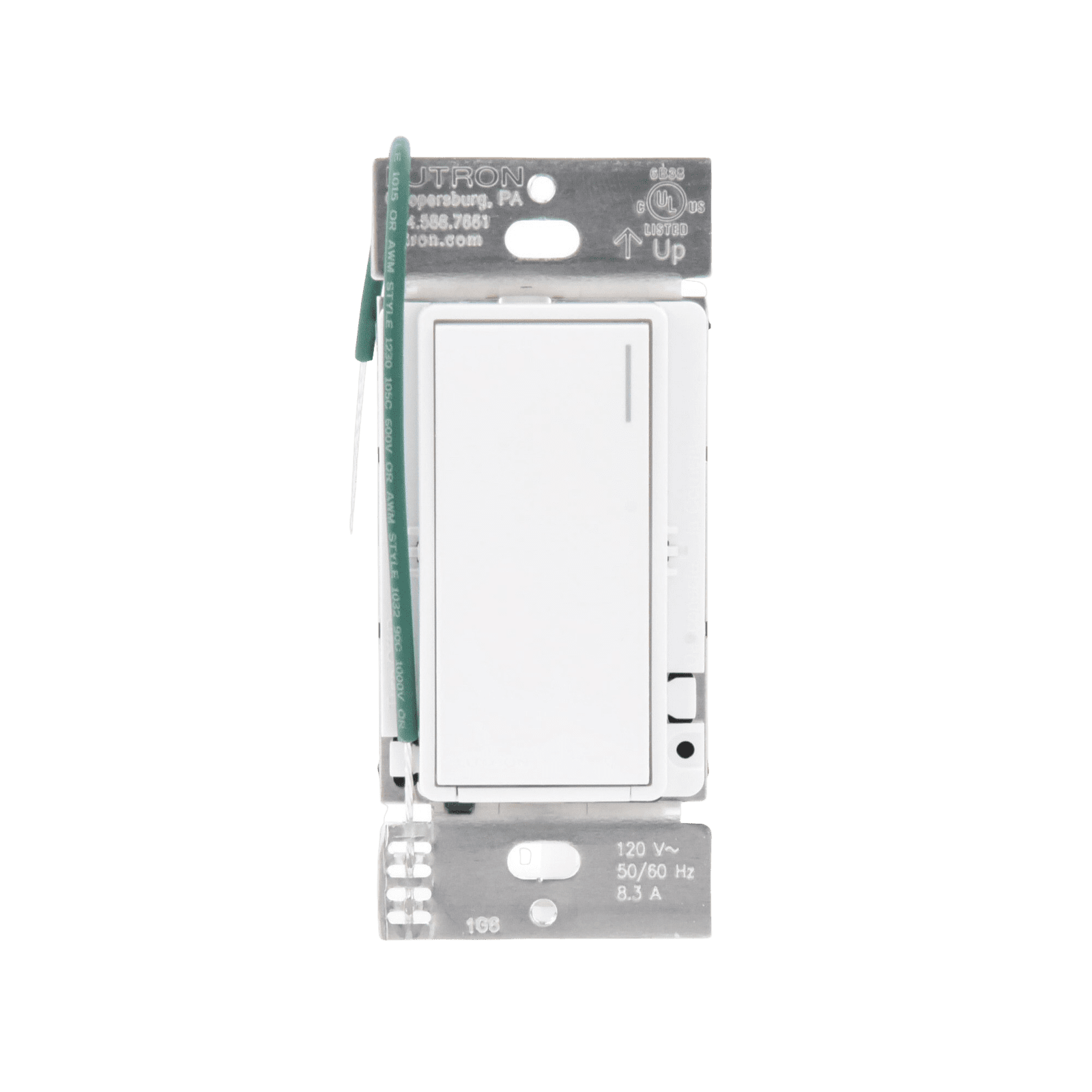 (RadioRA3) Apagador Auxiliar de pared, compañero de apagadores multilocación. Usar en 3 vías o escalera. Color blanco. RRSTRSWH - LUTRON RADIORA 3
