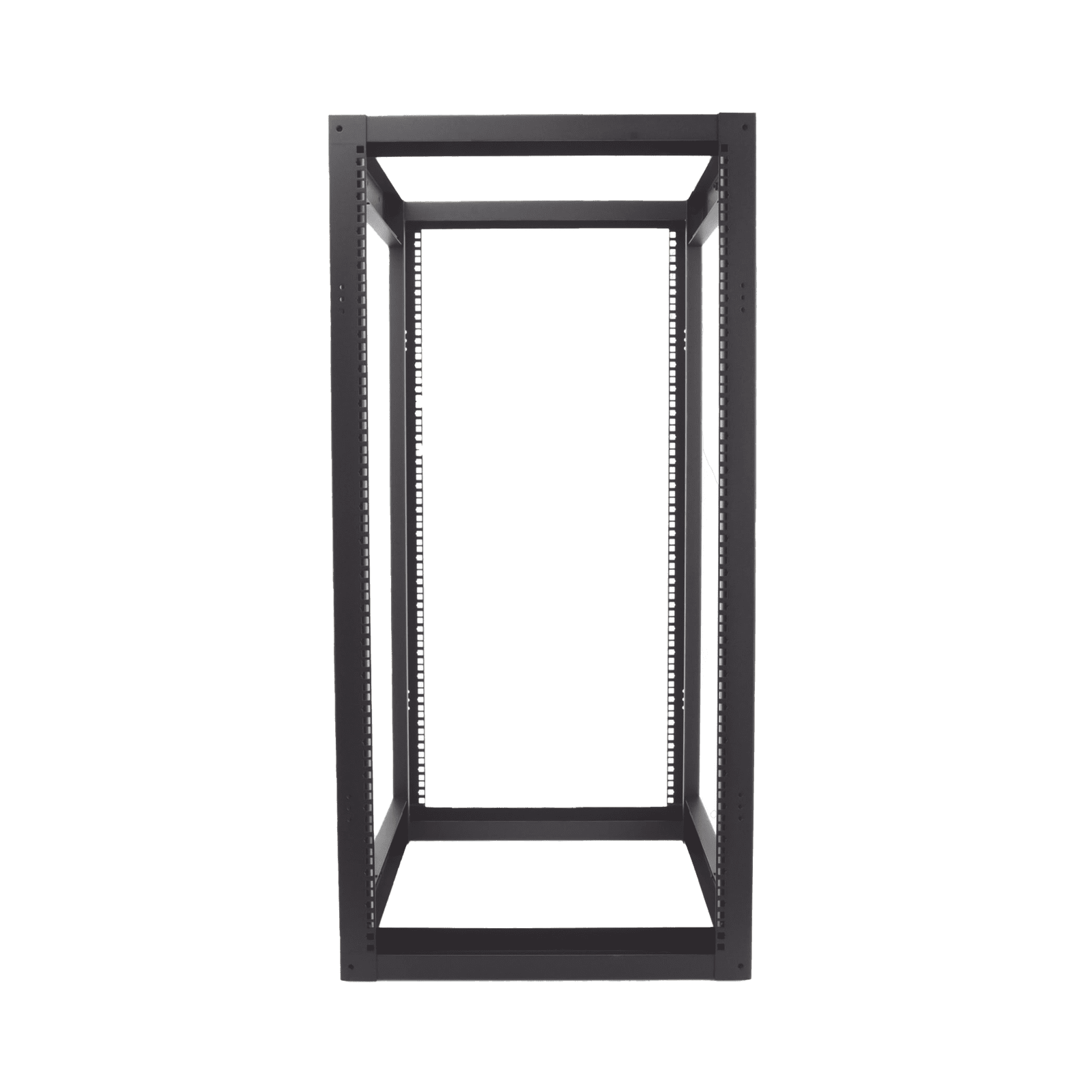 Rack Estándar 19″ de 4 Postes, Acero, 24 Unidades, Profundidad Ajustable. EI-QR-3224-R2 - LINKEDPRO BY EPCOM