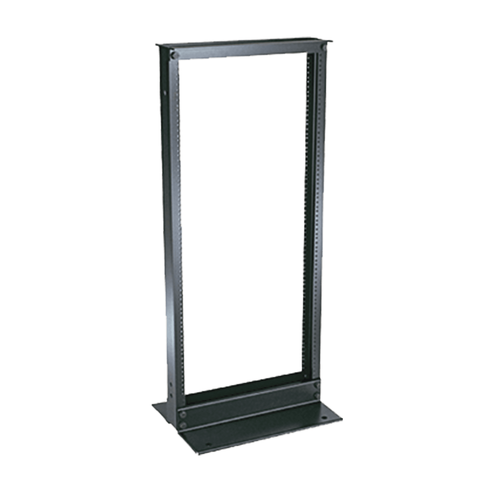 Rack de Dos Postes Estándar de 19 in, Rieles Numerados y Roscados #12-24, Fabricado en Aluminio, 24 Unidades de Rack, Color Negro R2P48 - PANDUIT