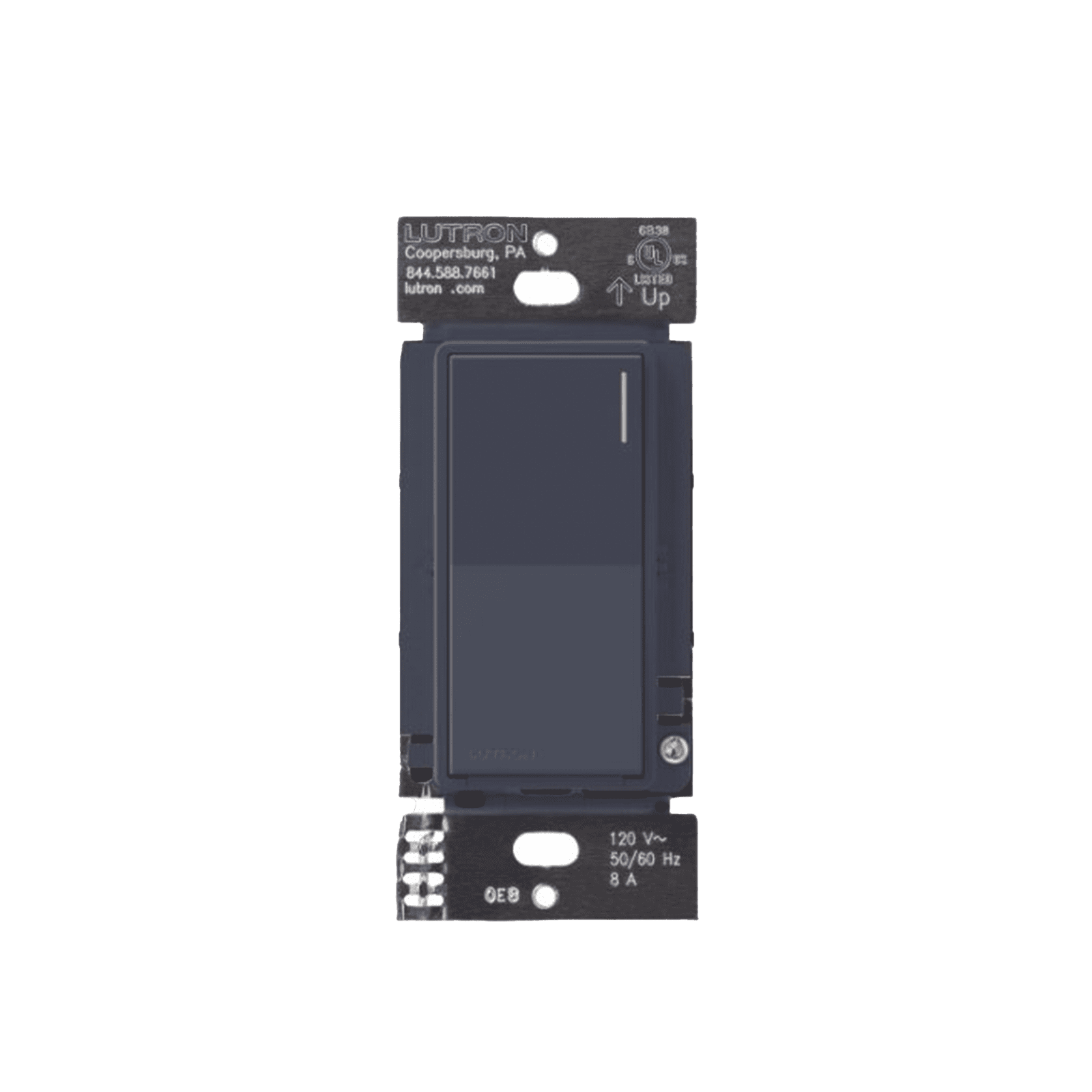 (RadioRa3) Apagador Sunnata color blanco para linea Radio Ra3, 8A de iluminacion, 5.8A Motor RRST8ANSDE - LUTRON RADIORA 3