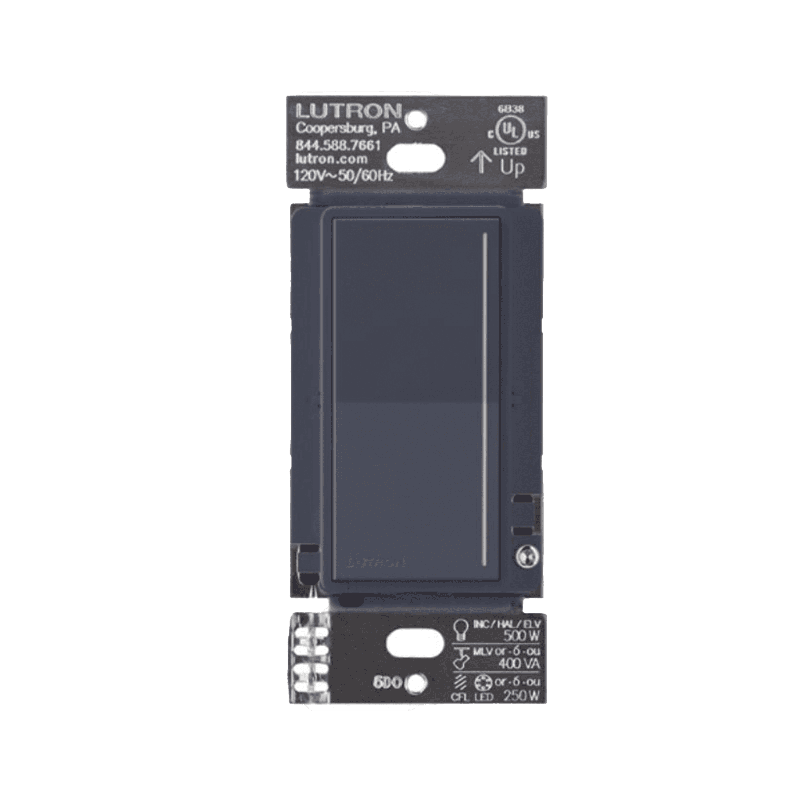 (RadioRa3) Atenuador  táctil SUNNATA Dimmer PRO color rojo para linea Radio Ra3, Requiere cable neutro 250W LED / CFL RRSTPRONDE - LUTRON RADIORA 3