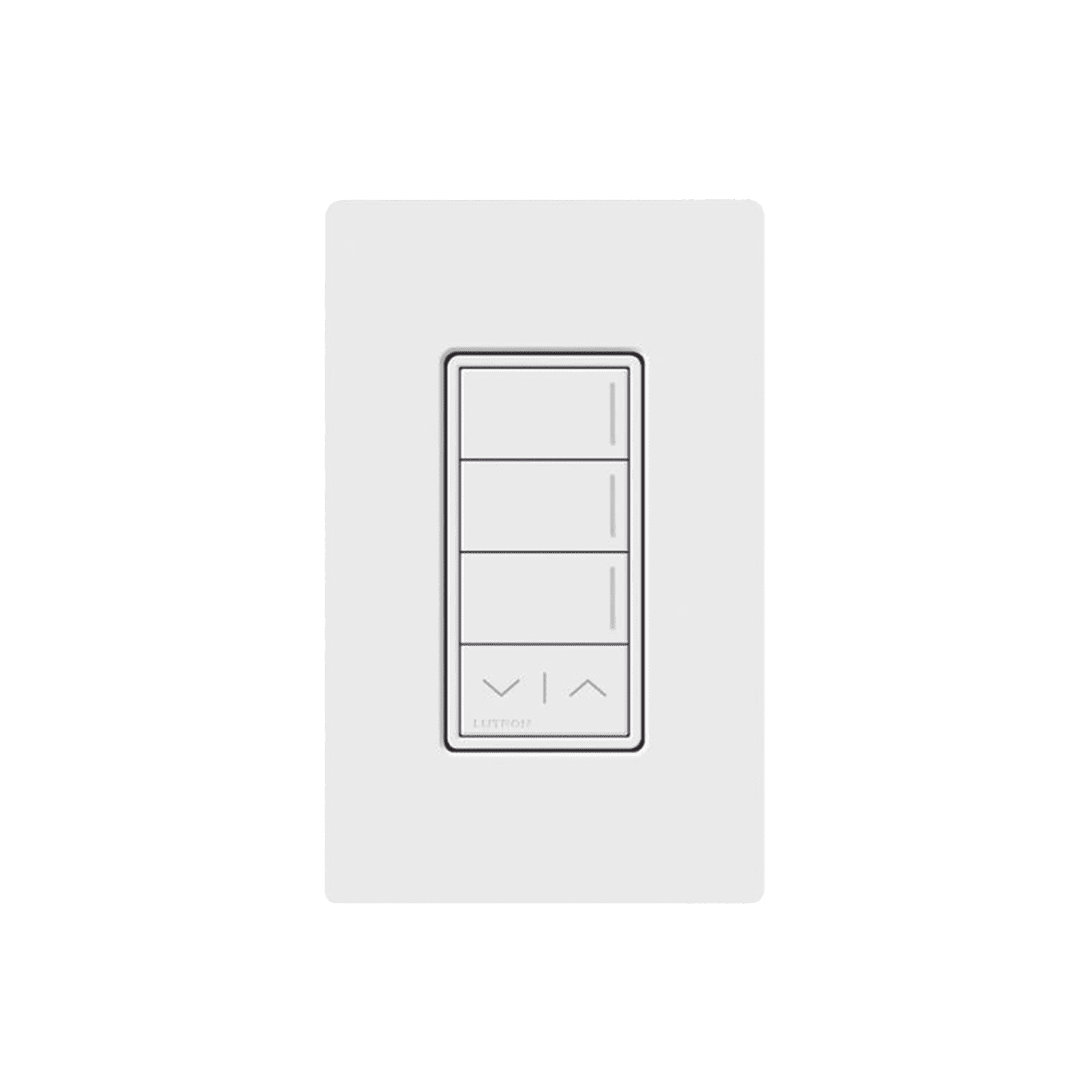 (RadioRa3) Botonera Sunnata Blanco 3 escenas y 2 botones subir/bajar para Radio RA3, programe escenas diferentes en cada botón. RRSTHN3RLWH - LUTRON RADIORA 3