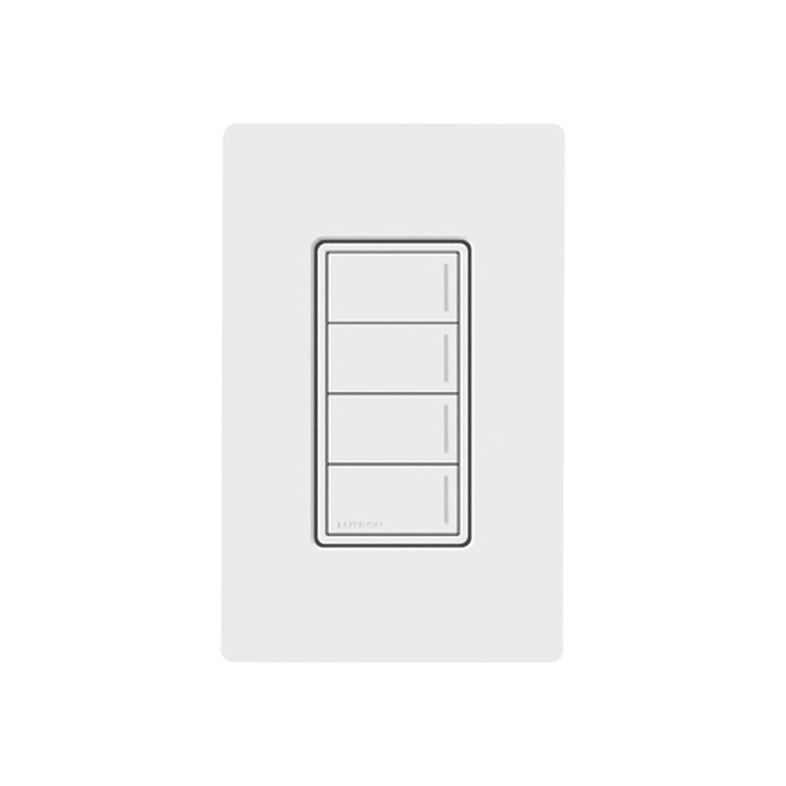 (RadioRa3) Botonera Sunnata Blanco 3 escenas y 2 botones subir/bajar para Radio RA3, programe escenas diferentes en cada botón. RRSTHN4BSW - LUTRON RADIORA 3