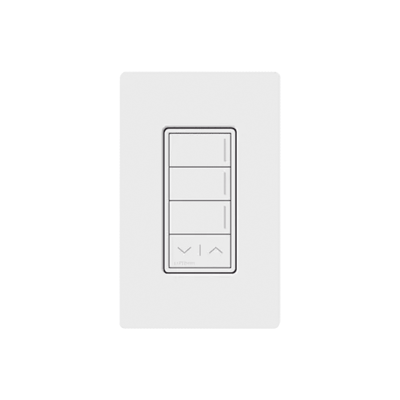 (RadioRa3) Botonera Sunnata Blanco 3 escenas y 2 botones subir/bajar para Radio RA3, programe escenas diferentes en cada botón. RRSTW3RLSW - LUTRON RADIORA 3