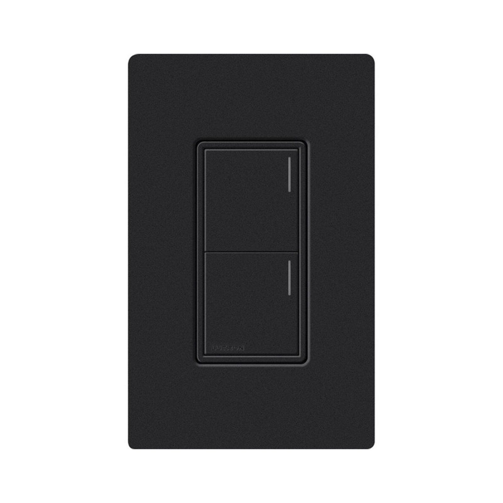 (RadioRa3) Botonera Sunnata Negro 2 escenas para Radio RA3, programe escenas diferentes en cada botón. RRSTW2BMN - LUTRON RADIORA 3