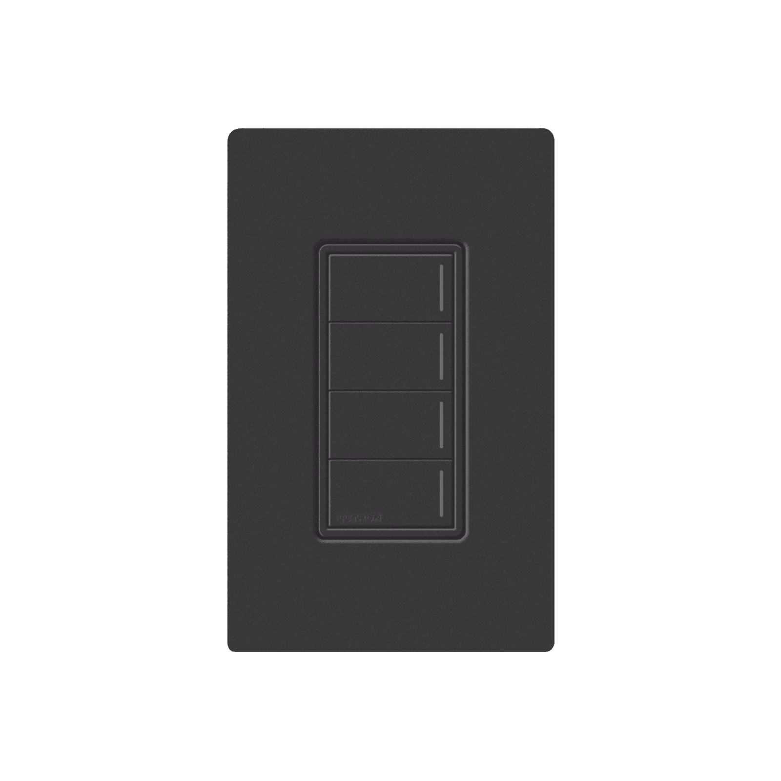 (RadioRa3) Botonera Sunnata Negro 3 escenas y 2 botones subir/bajar para Radio RA3, programe escenas diferentes en cada botón. RRSTHN4BMN - LUTRON RADIORA 3