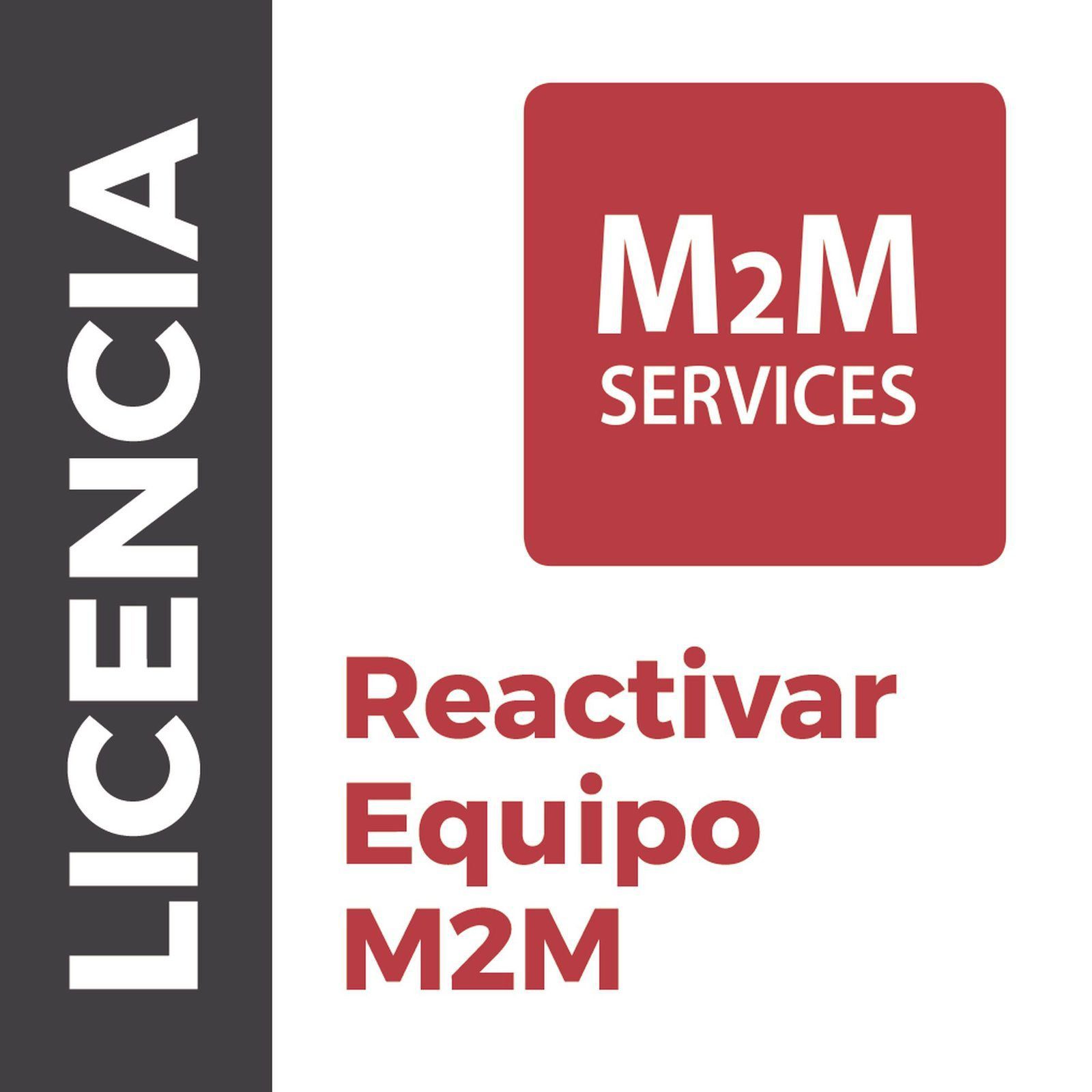 Reactivacion de conectividad  para equipos M2M Y SIM25MB (solo si esta Suspendido) REACTIVAM2M - M2M SERVICES