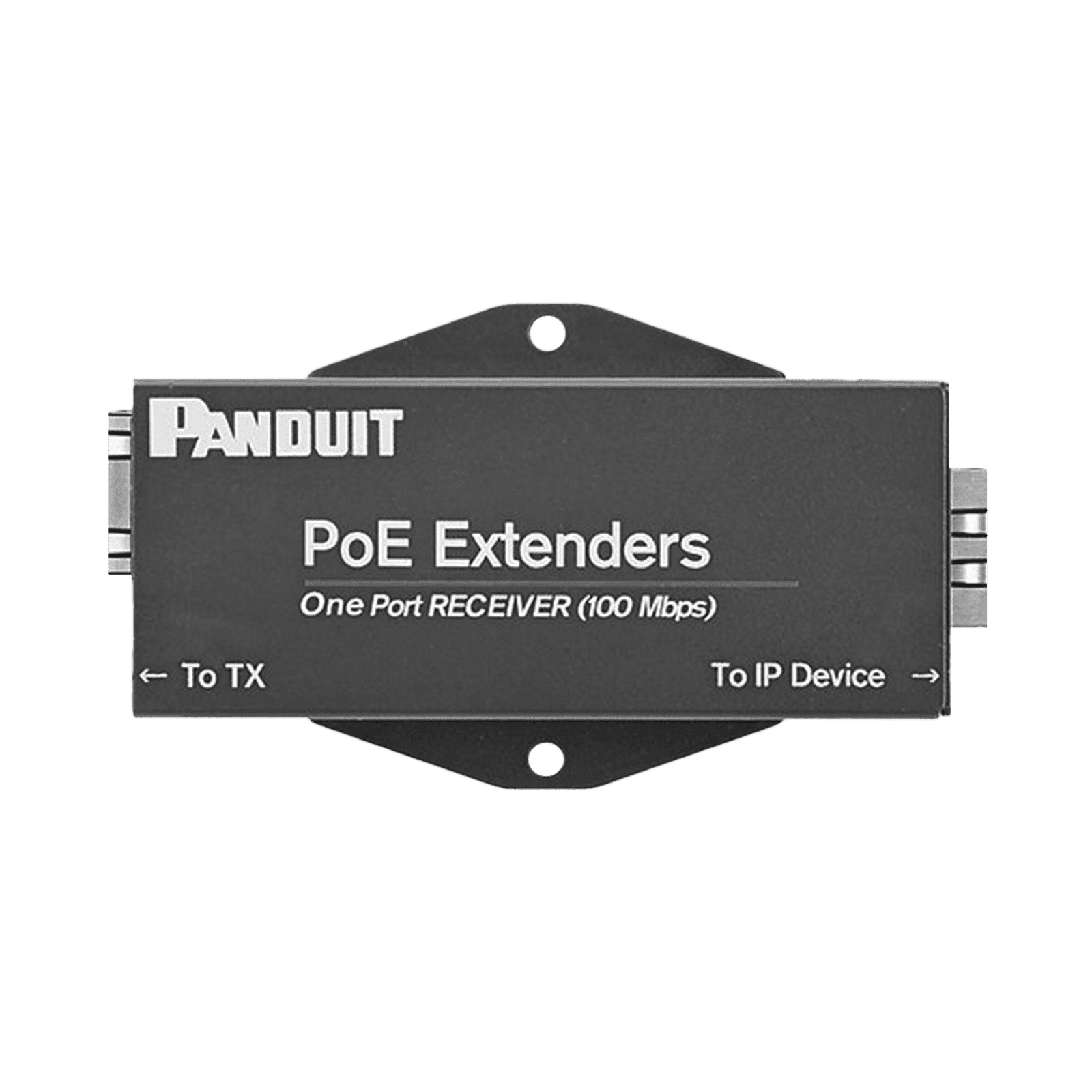 Receptor PoE/PoE+ Para Uso con Transmisor POEXTX1, Hasta 610 Metros (2000 ft) con Cable Cat5e o Cat6, 10/100Mbps POEXRX1 - PANDUIT
