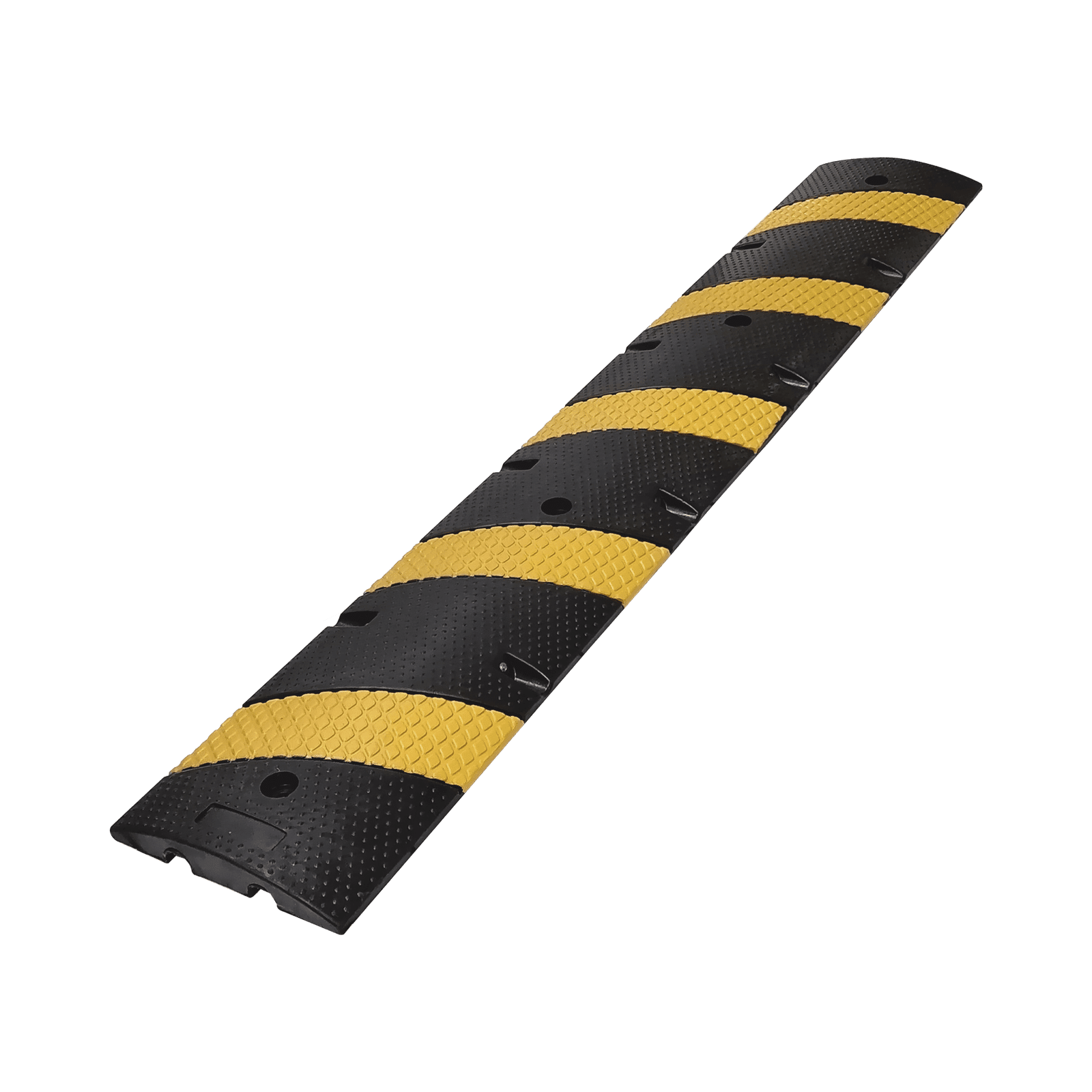 Reductor D / Velocidad / 183cm / 5 lineas amarillas / Hule Reciclado. AC-183RV - AccessPRO