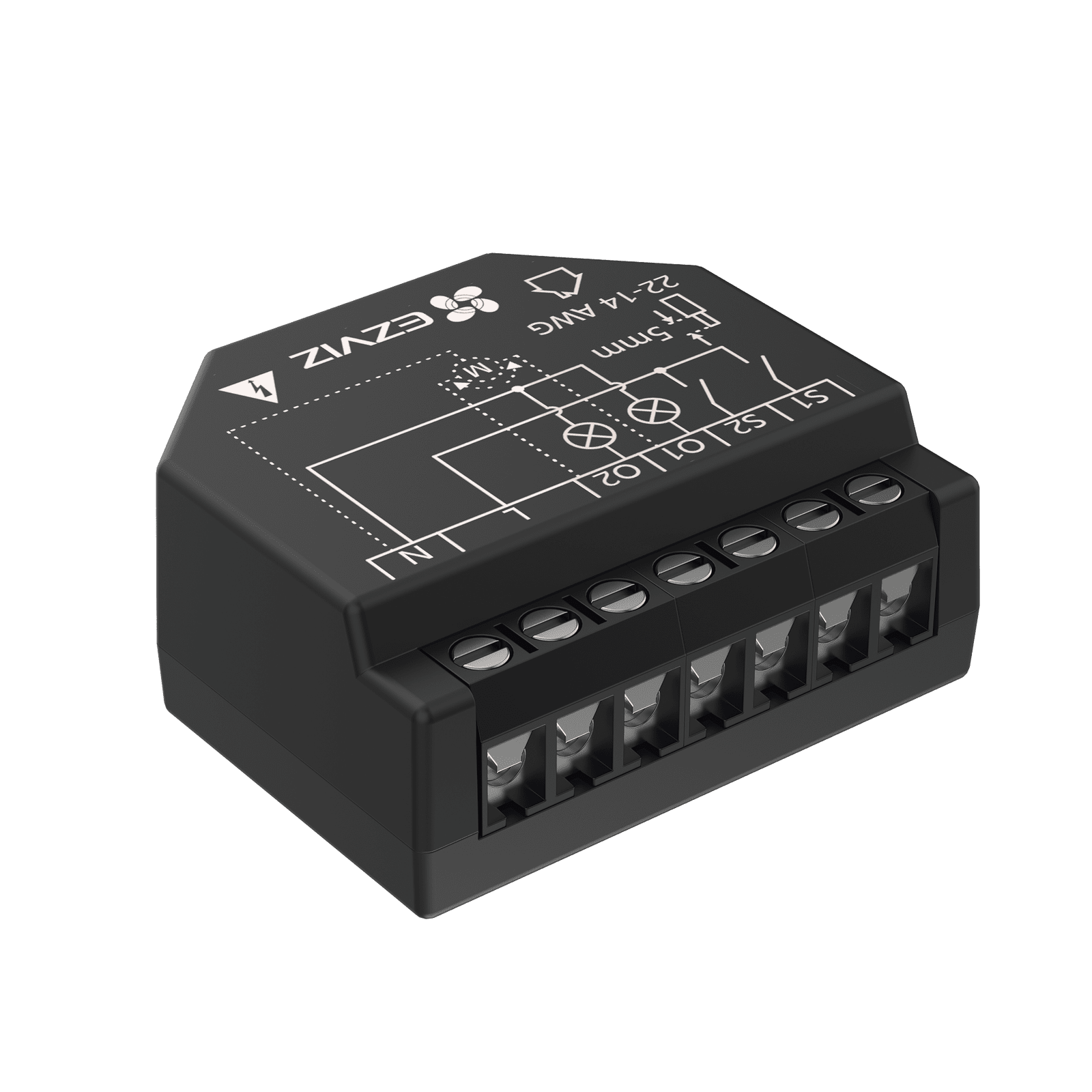 Relevador Wi-Fi  Inteligente / 2 Salidas Para 2 Apagadores / Ideal Para Control de Iluminación / Control Remoto / Horarios Personalizados / Registro de Consumo / 110-240VCA CST36 - EZVIZ