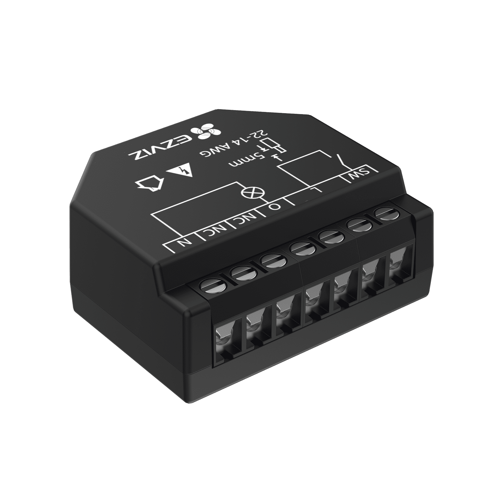 Relevador Wi-Fi  Inteligente / Ideal Para Control de Iluminación / 1 Salida para un Apagador / Control Remoto / Horarios Personalizados / Registro de Consumo CS-T35 - EZVIZ