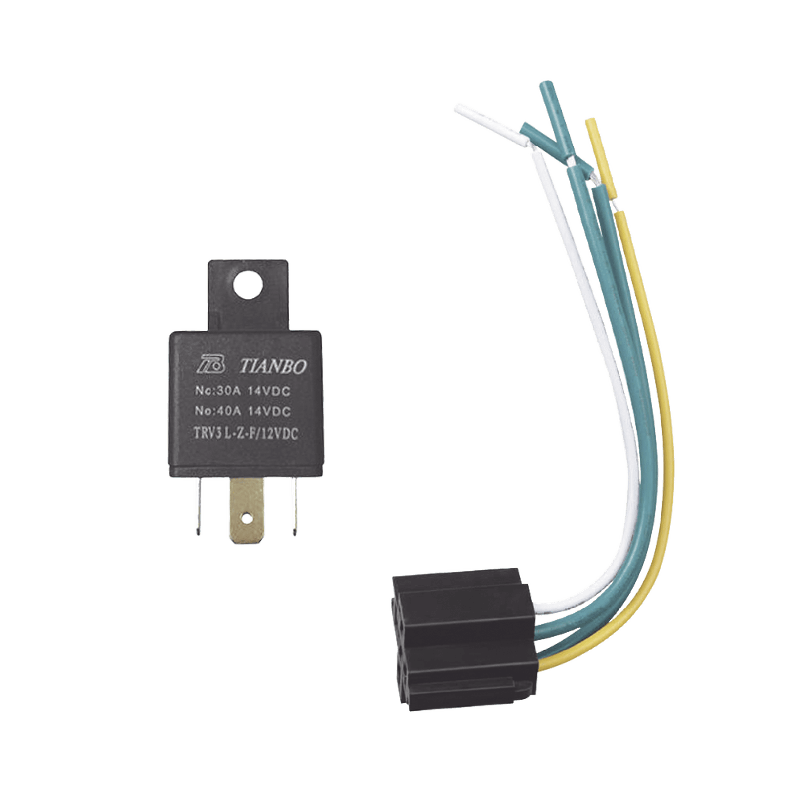 Relevador de 5 pines automotriz de 12 volts 12VRELAY - CONCOX