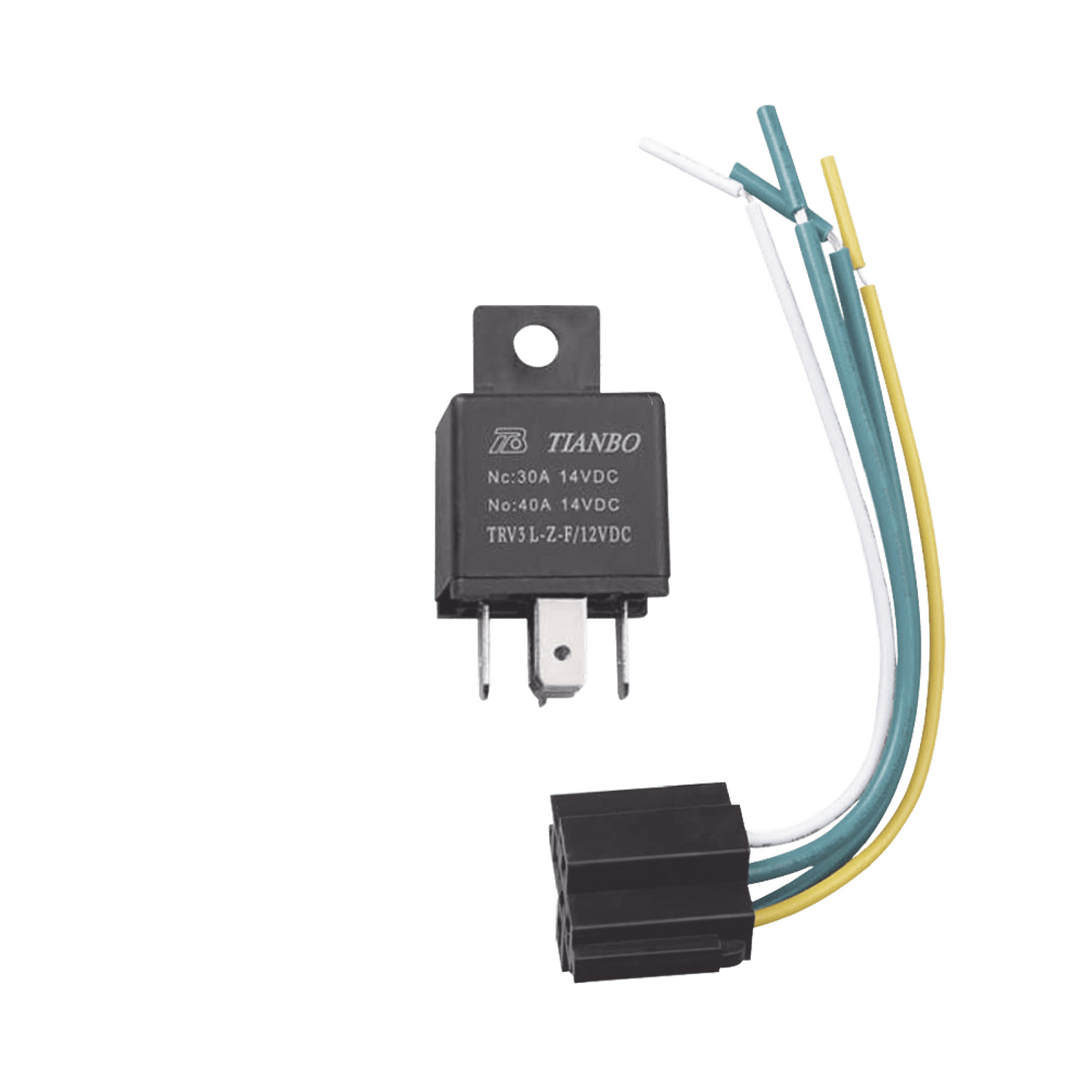 Relevador de 5 pines automotriz de 24 volts 24VRELAY - CONCOX