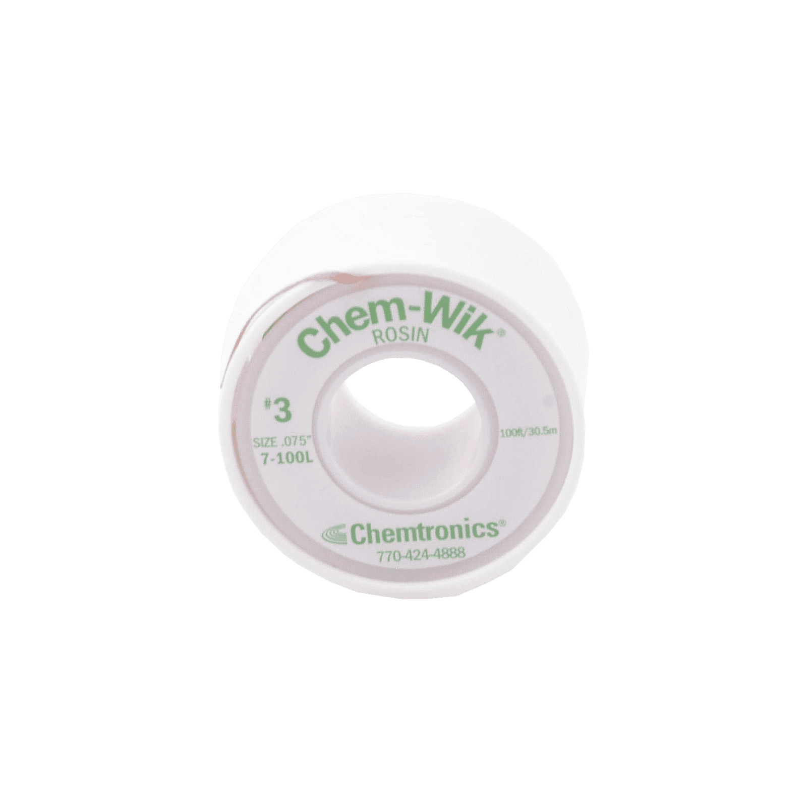 Rollo de Desoldar Chemtronics, 100 ft, 30 mts, 0.075 inches. 237-SO-086 - SYSCOM