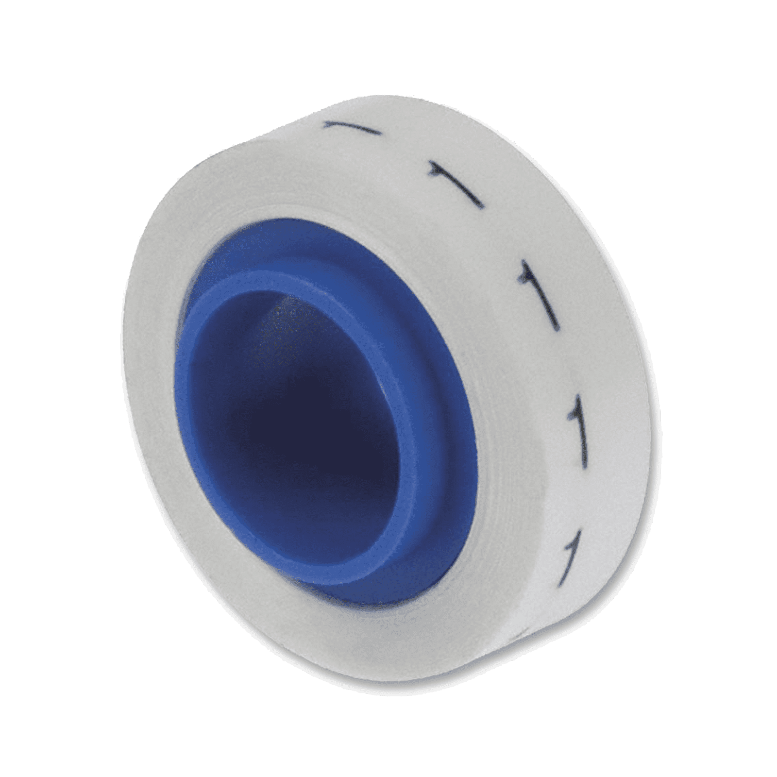 Rollo de Etiquetas Marcadoras, Pre-Impresos con el Número 1, de 2.4 metros, Color Blanco PMDR-1 - PANDUIT