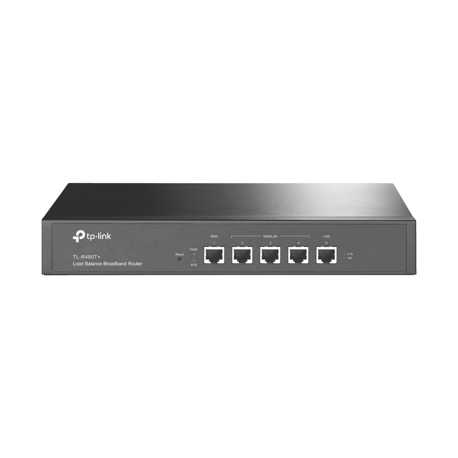 Router Balanceador de Carga Multi-Wan, 1 puerto LAN 10/100 Mbps, 1 puerto WAN 10/100 Mbps, 3 puertos Auto configurables LAN/WAN, Sesiones Concurrentes 30,000 para Negocios Pequeños y Medianos TL-R480T - TP-LINK