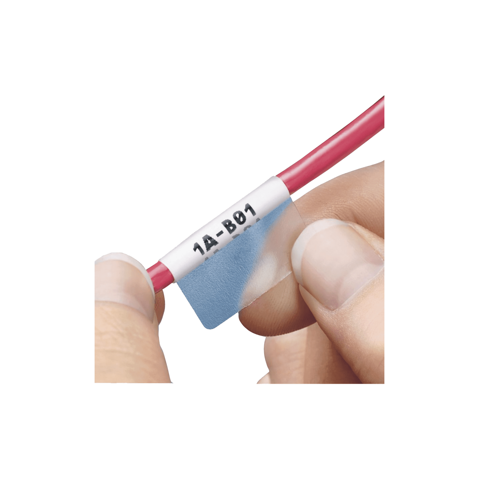 Hojas con 5000 Etiquetas Auto-laminadas para Impresora Láser/Inyección de Tinta, para Cables de 3 a 7.1 mm de Diámetro (12 – 10 AWG), Color Blanco S050X125YAJ - PANDUIT