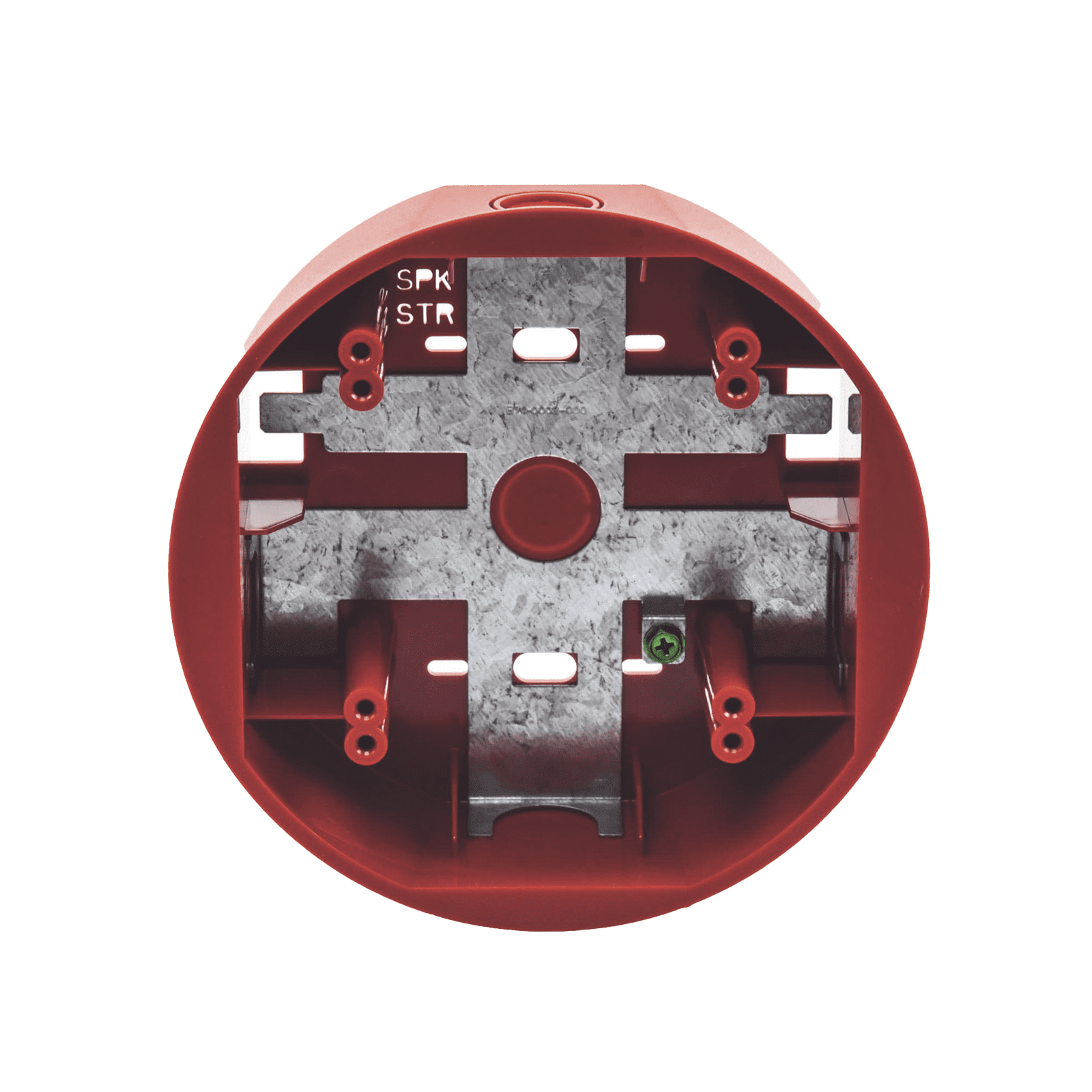 Caja de Montaje en Techo, para Sirena, Color Rojo, Nuevo Diseño Moderno y Elegante SBB-CRL - SYSTEM SENSOR