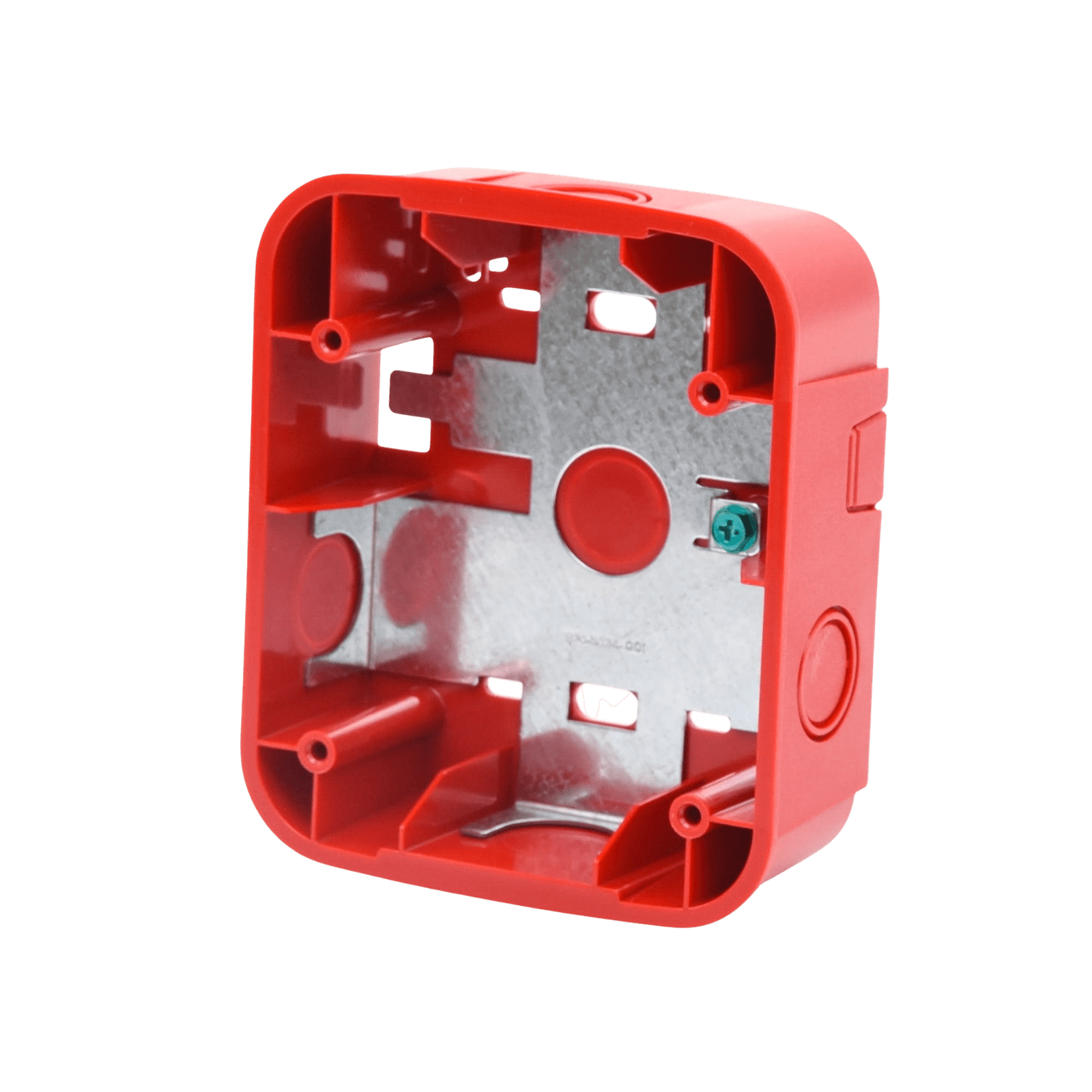 Caja de Montaje en Pared, para Sirena, Color Rojo, Nuevo Diseño Moderno y Elegante SBB-RL - SYSTEM SENSOR