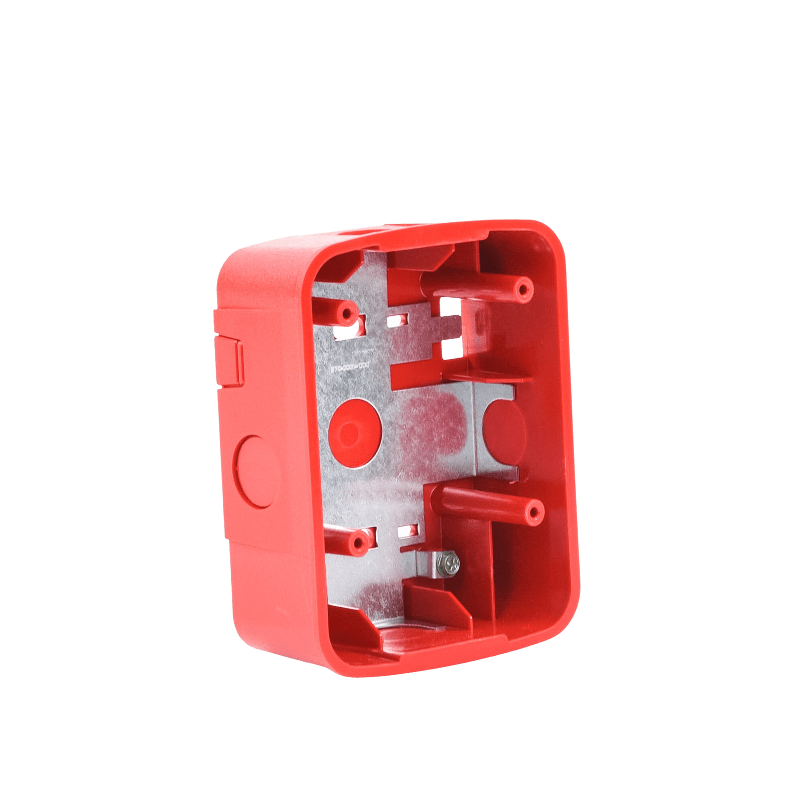 Caja de Montaje en Pared para Bocina y Bocina con Lampara Estroboscopica y para montaje en Techo de Bocinas, Color Rojo SBB-SPR-L - SYSTEM SENSOR