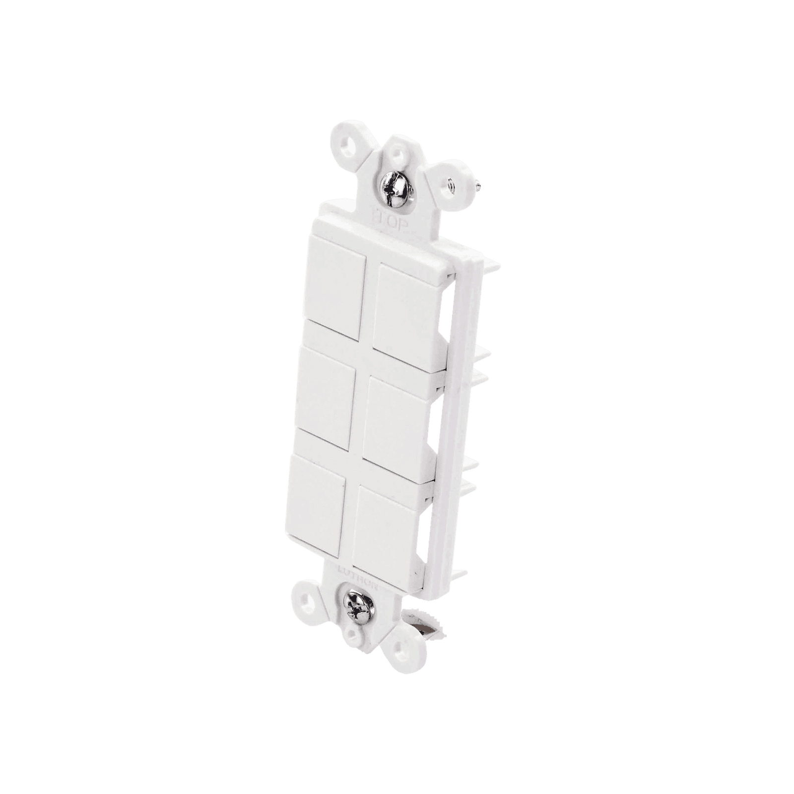Caja de pared para contactos varios, 6 mini espacios. SC6PFSW - LUTRON ELECTRONICS