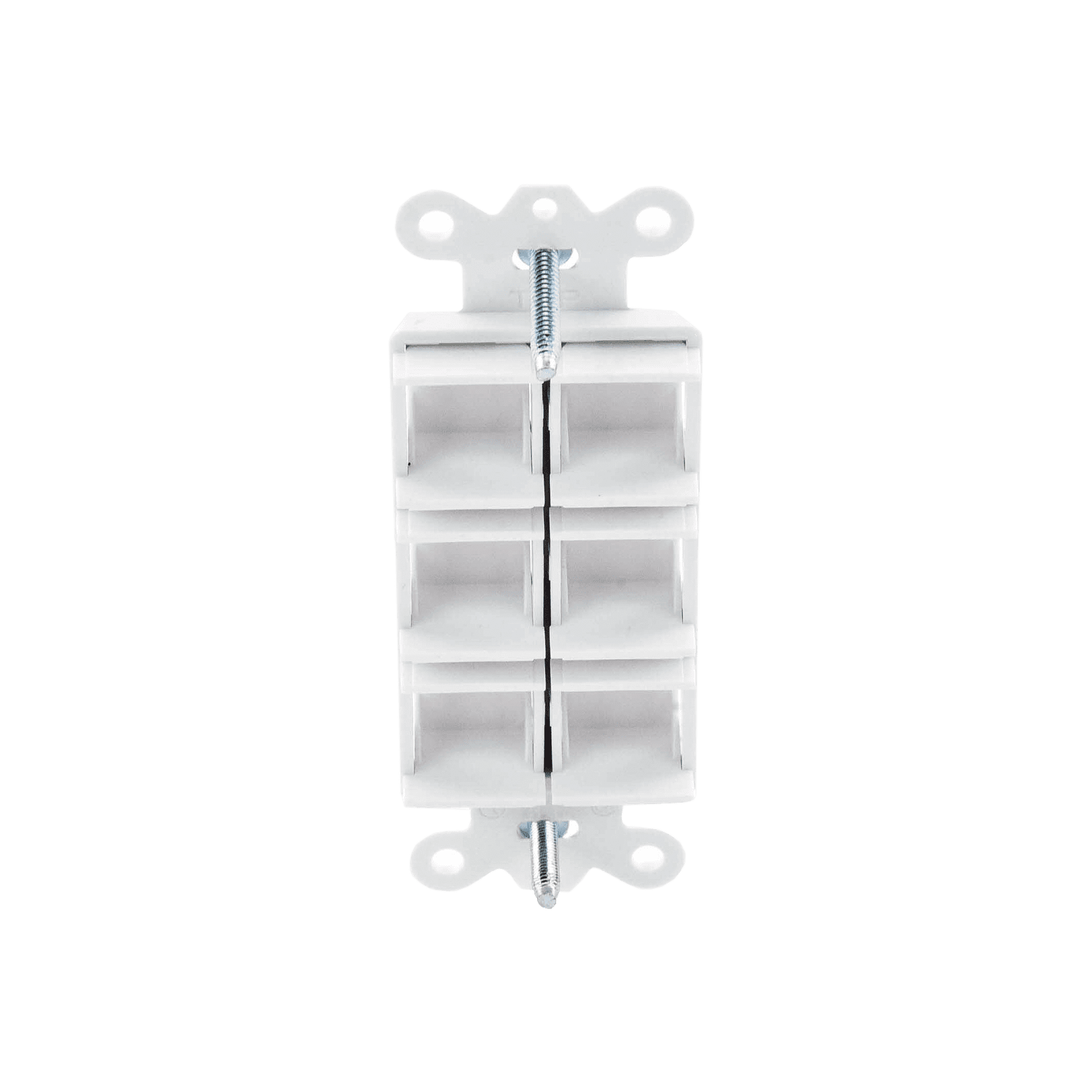 Caja de pared para contactos varios, 6 mini espacios. SC6PFSW - LUTRON ELECTRONICS