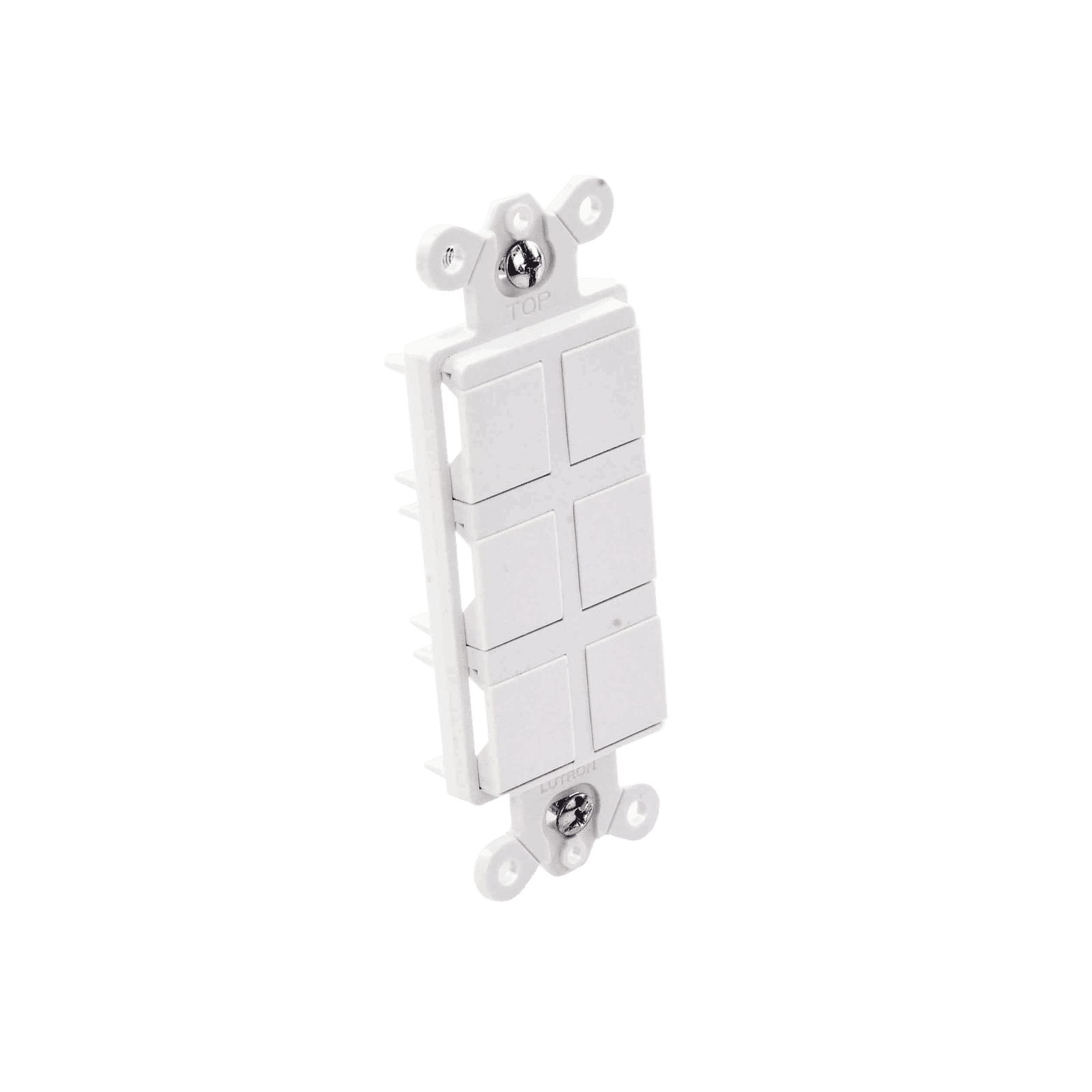 Caja de pared para contactos varios, 6 mini espacios. SC6PFSW - LUTRON ELECTRONICS