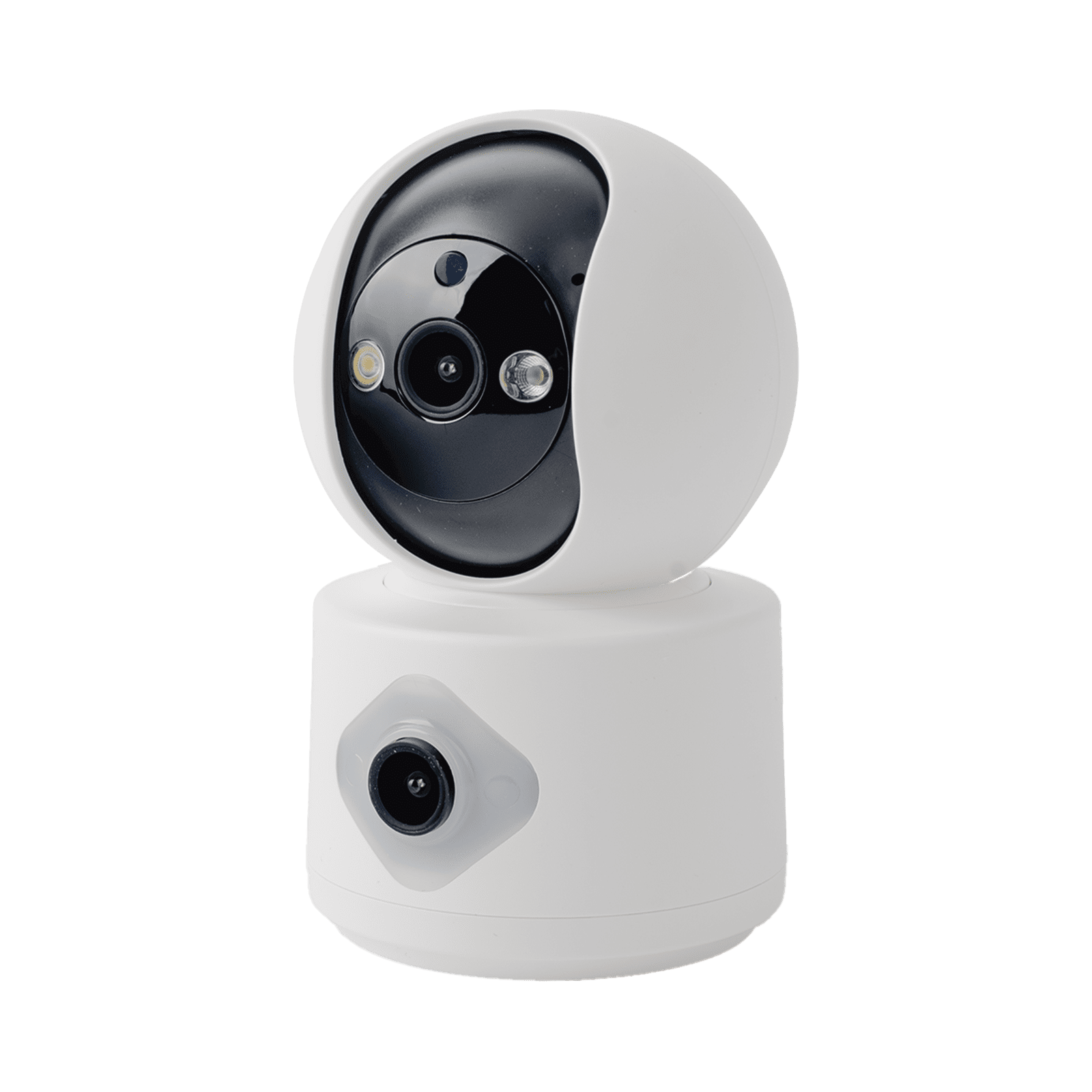 Camara doble lente 3mp| Wifi| autoseguimiento| Detección de movimiento| audio de 2 vias| almacenamiento hasta 128GB SCAM3DB - SMARTHOME BY EPCOM