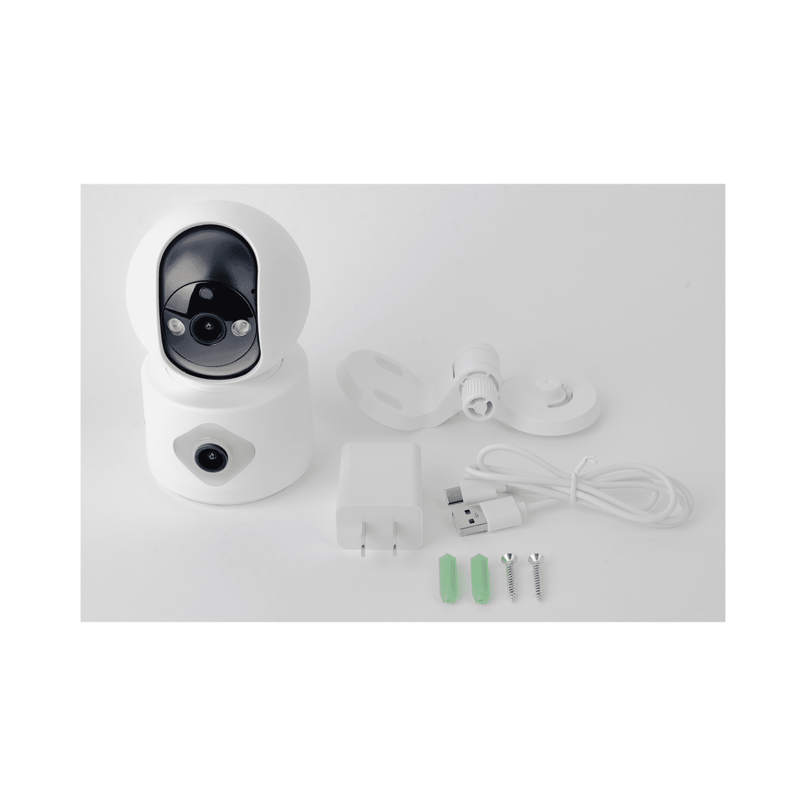 Camara doble lente 3mp| Wifi| autoseguimiento| Detección de movimiento| audio de 2 vias| almacenamiento hasta 128GB SCAM3DB - SMARTHOME BY EPCOM