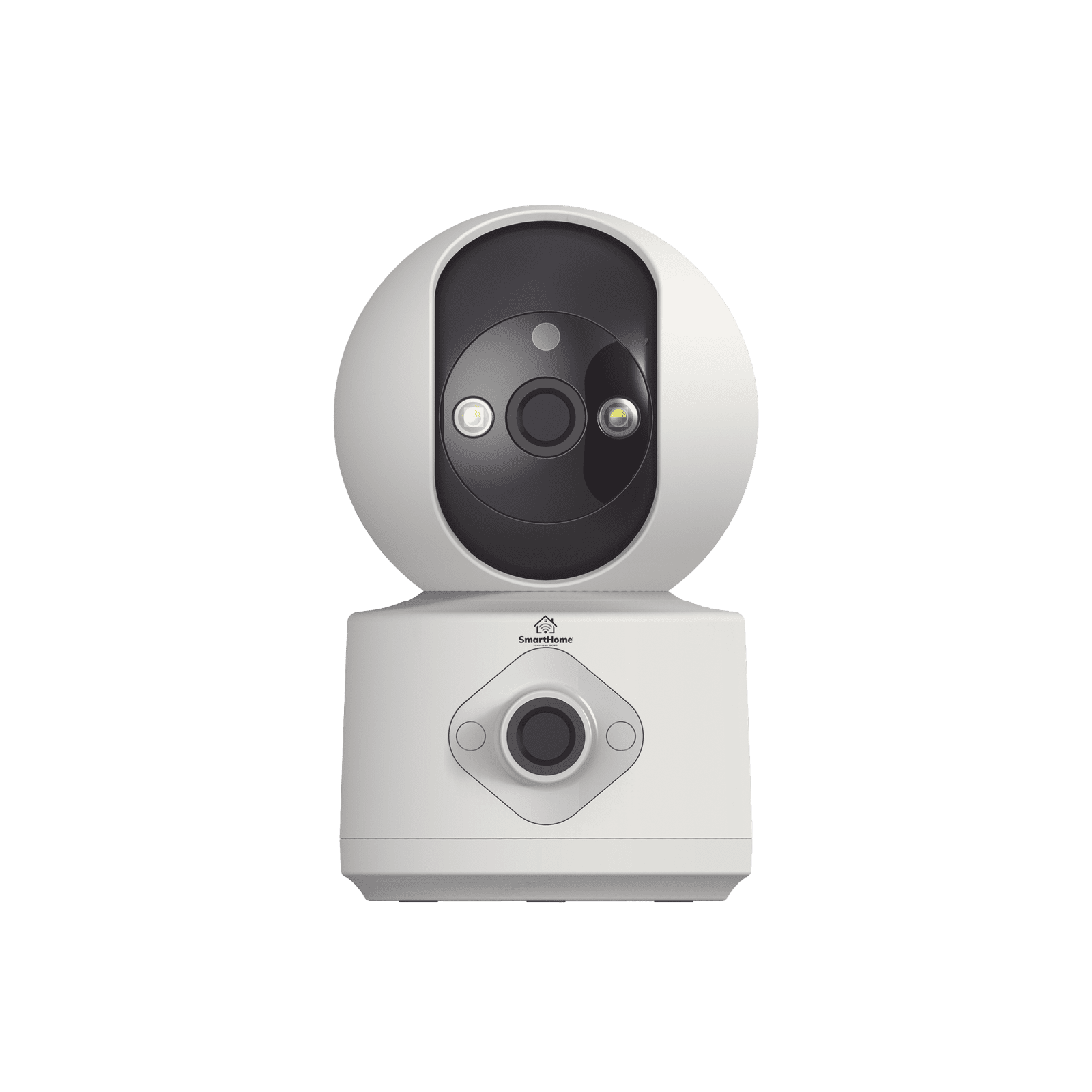 Camara doble lente 3mp| Wifi| autoseguimiento| Detección de movimiento| audio de 2 vias| almacenamiento hasta 128GB SCAM3DB - SMARTHOME BY EPCOM