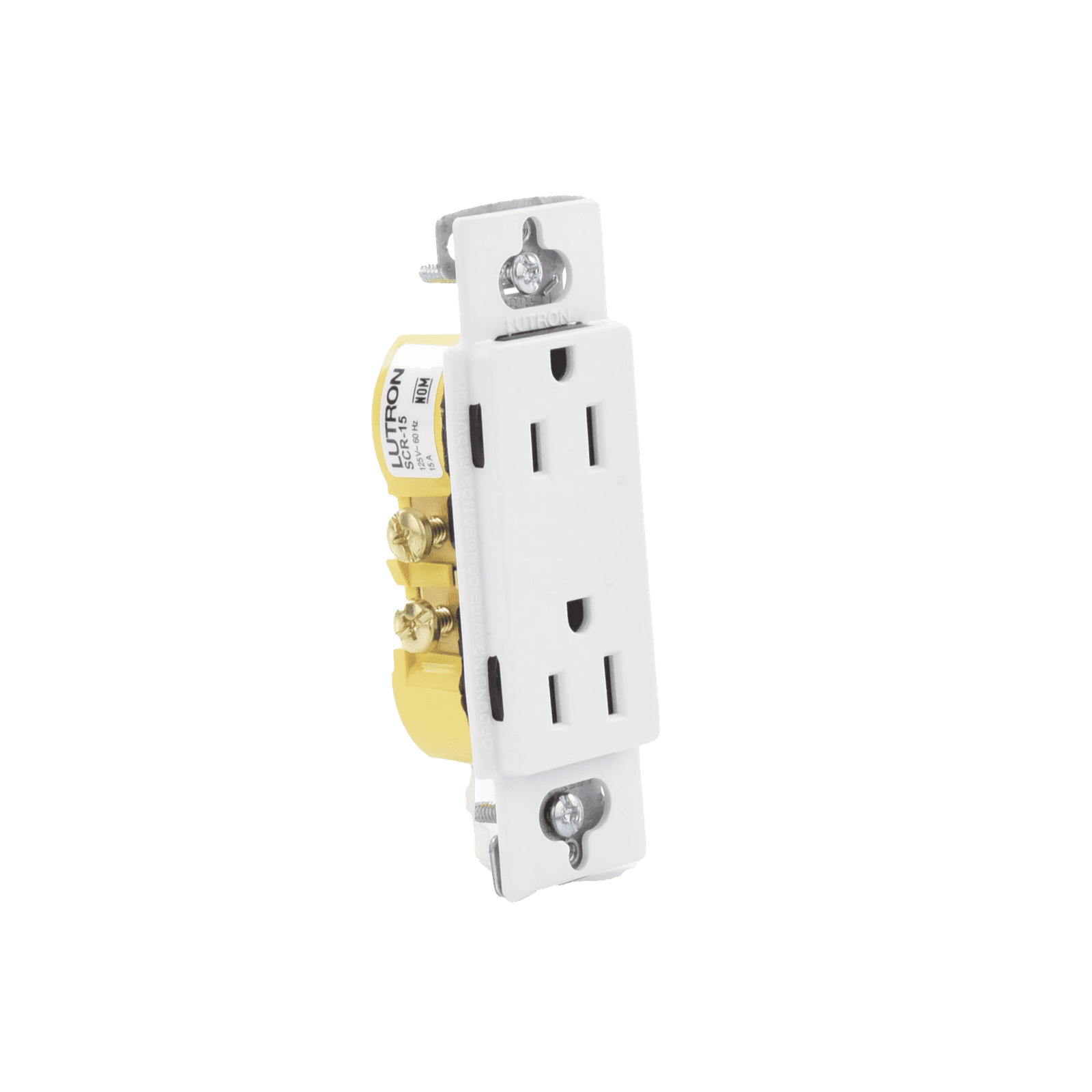 Tomacorriente 15 A SCR15SWL - LUTRON ELECTRONICS