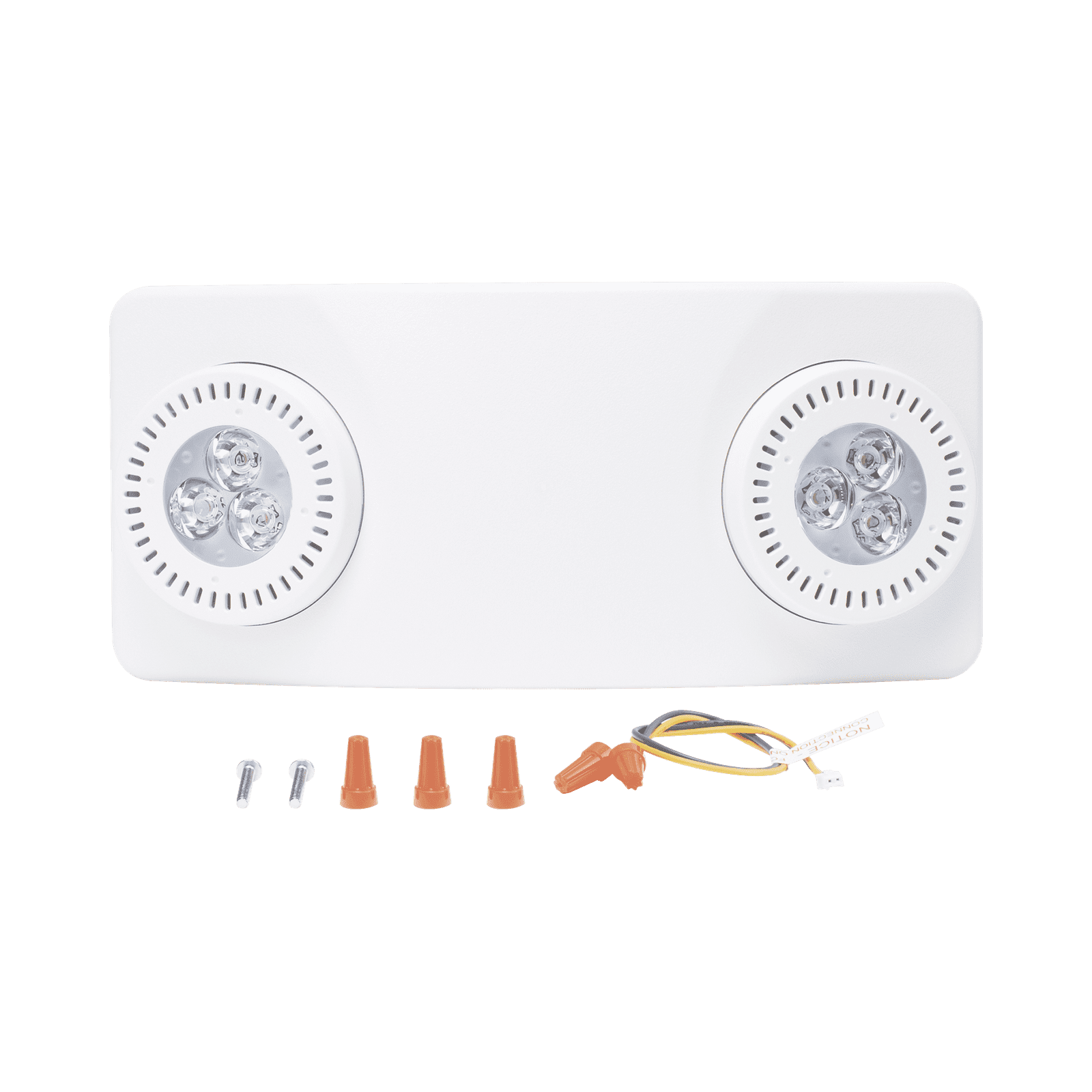 Luz de Emergencia Dual LED /520lm/uso rudo/montaje en pared o techo/batería de respaldo incluida SF-1960-LF - SFIRE