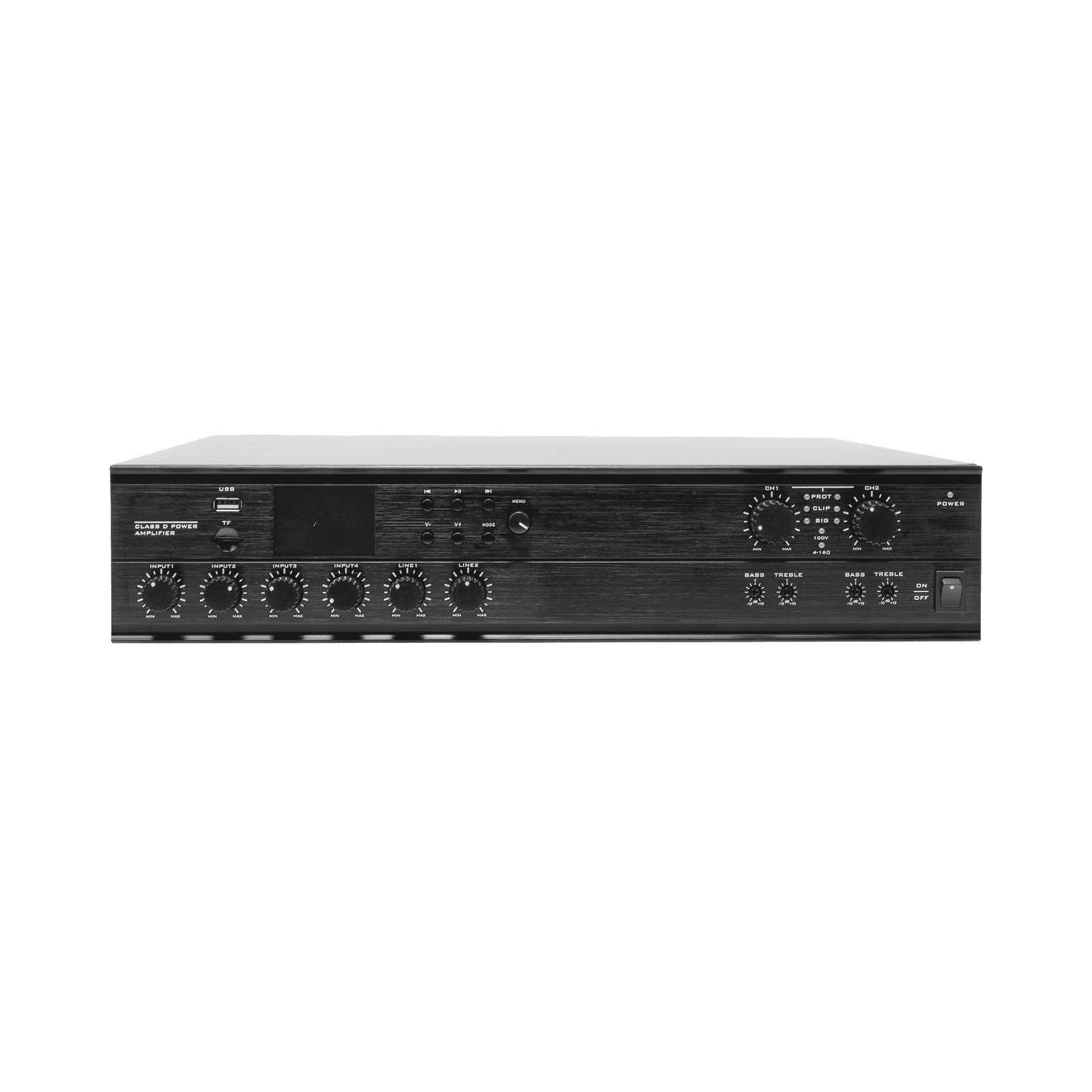 Amplificador Mezclador Matricial | 2 zonas | 240w por canal | 6 entradas | Receptor de medios SF-2240UC - EPCOM PROAUDIO