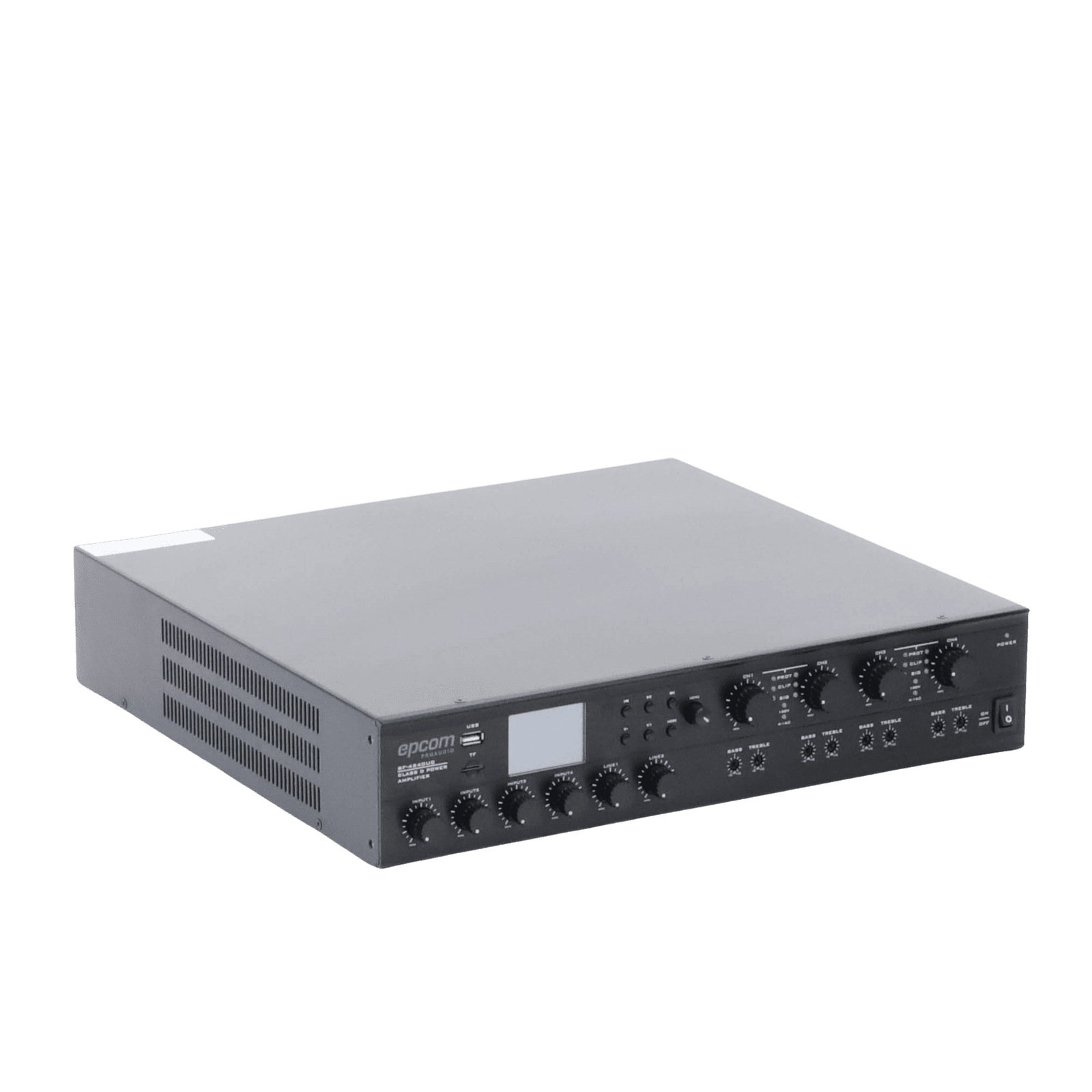 Amplificador Mezclador Matricial | 4 zonas | 240w por canal | 6 entradas | Receptor de medios SF-4240UC - EPCOM PROAUDIO