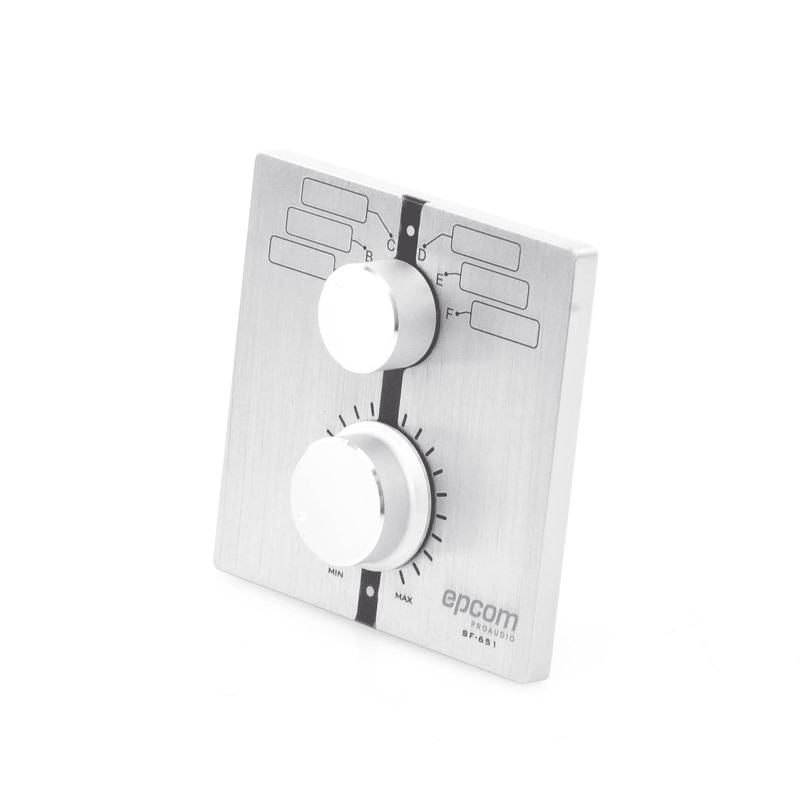 Control de Volumen Remoto con Selector de Canales ?Compatible con Amplificador SF2240UC – SF4240UC SF-651 - EPCOM PROAUDIO
