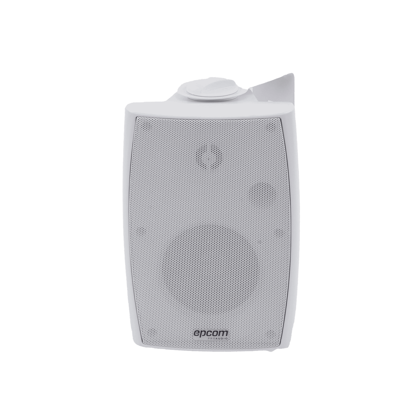 Altavoz de Pared de 2 vías | Woofer 4in + 1.5in | 2.5W – 20W | Para Sistemas 70/100V y 8 ohms | Material ABS | Rejilla y Bracket de Metal | Color Blanco SF-774HW - EPCOM PROAUDIO
