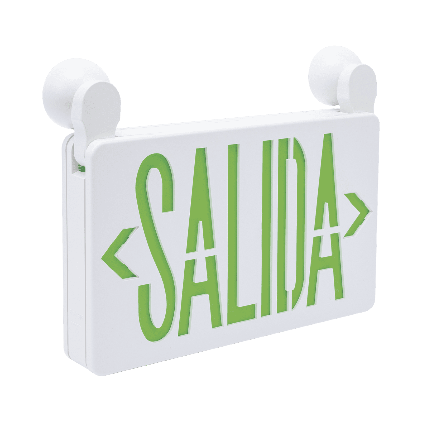 Letrero de Emergencia LED DUAL de SALIDA con Luz de Emergencia/Montaje Universal (pared, lateral o Techo)/Batería de Respaldo Incluida SFKDC860 - SFIRE