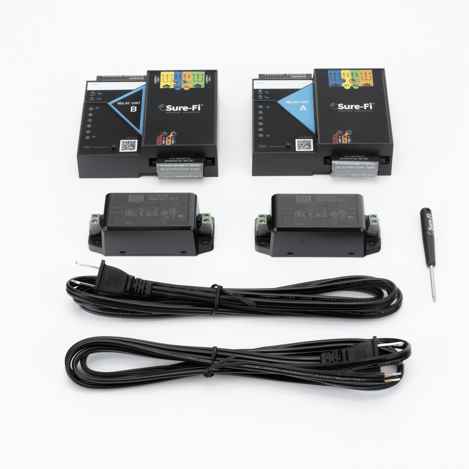 Relay Inalámbrico / 2 Relevadores / 2 Entradas / Atraviesa hasta1.6 KM En Construcción o Material SFKDS006RELAY - Sure-Fi