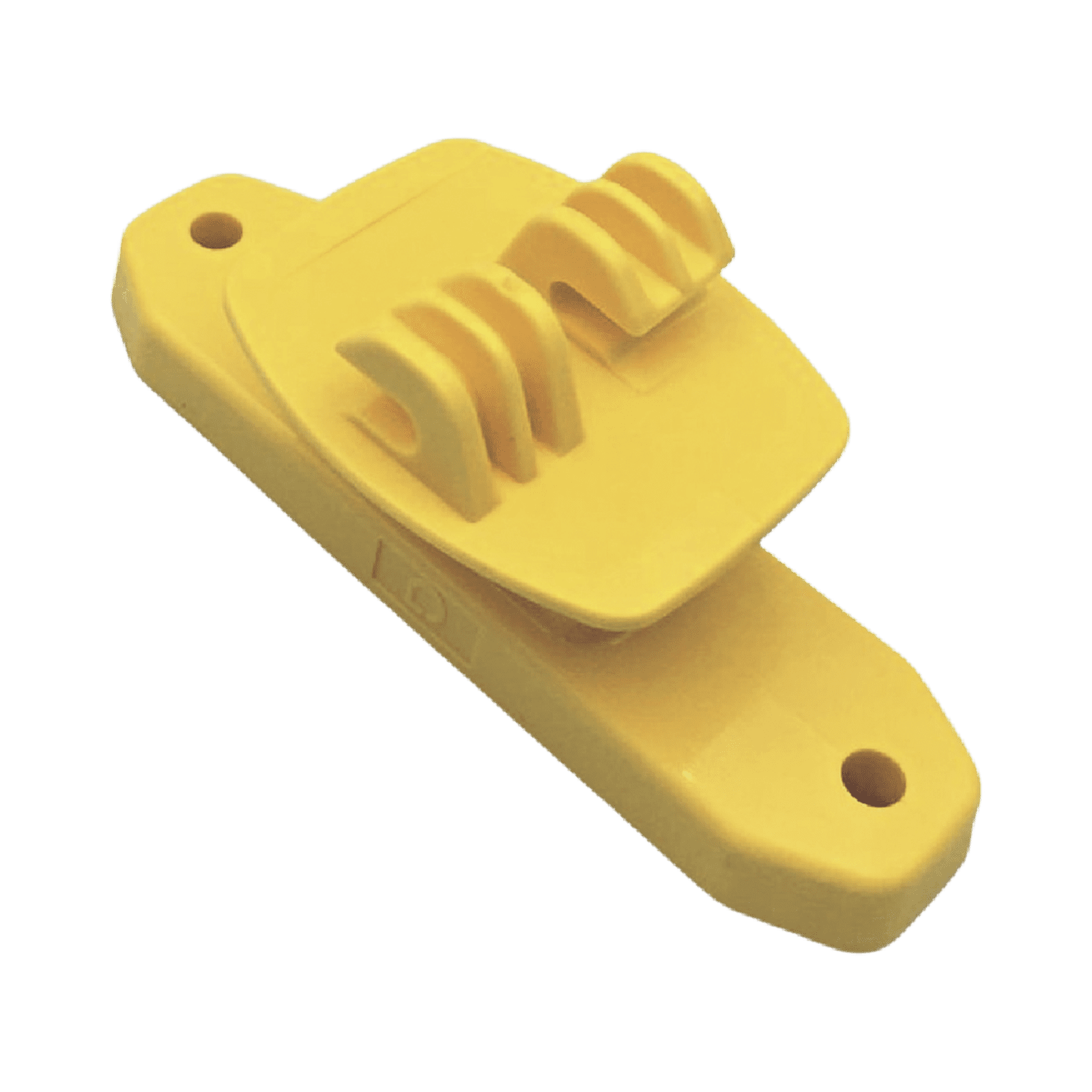 Aislador de Paso color Amarillo reforzado para cercos eléctricos, resistente al clima extremoso SFPASOY - SFIRE