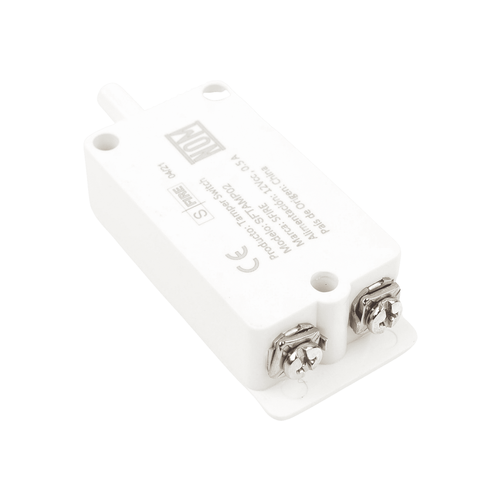Tamper switch / Normalmente Abierto / Aplicación para Paneles de alarma, Gabientes, paneles de acceso, etc / Facil uso SFTAMP02 - SFIRE