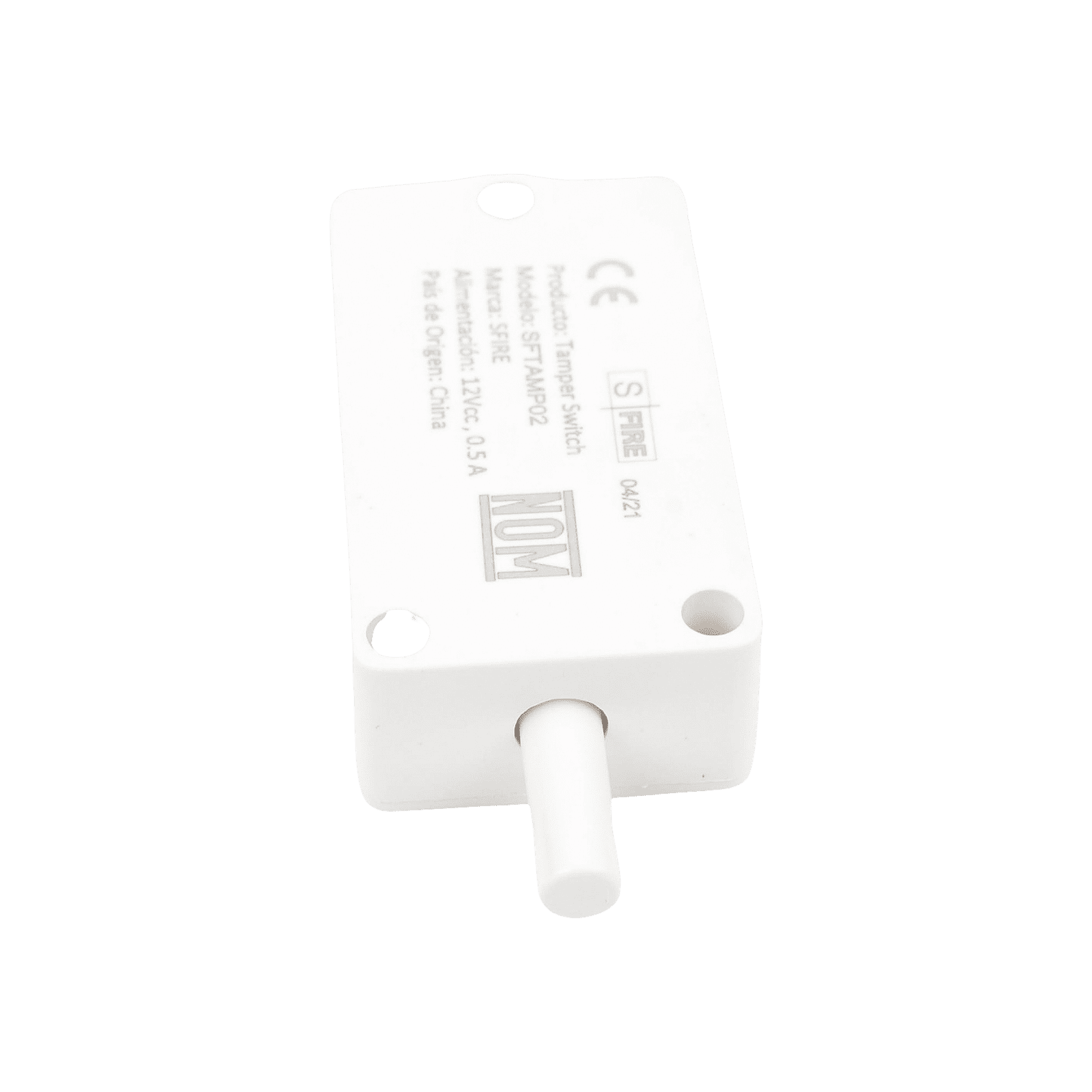 Tamper switch / Normalmente Abierto / Aplicación para Paneles de alarma, Gabientes, paneles de acceso, etc / Facil uso SFTAMP02 - SFIRE