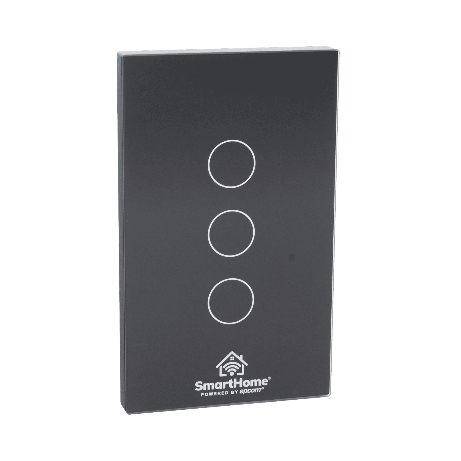 (Wifi) Apagador switch inalámbrico WIFI, control de 3 regresos de carga, 110V SHS413W - SMARTHOME BY EPCOM