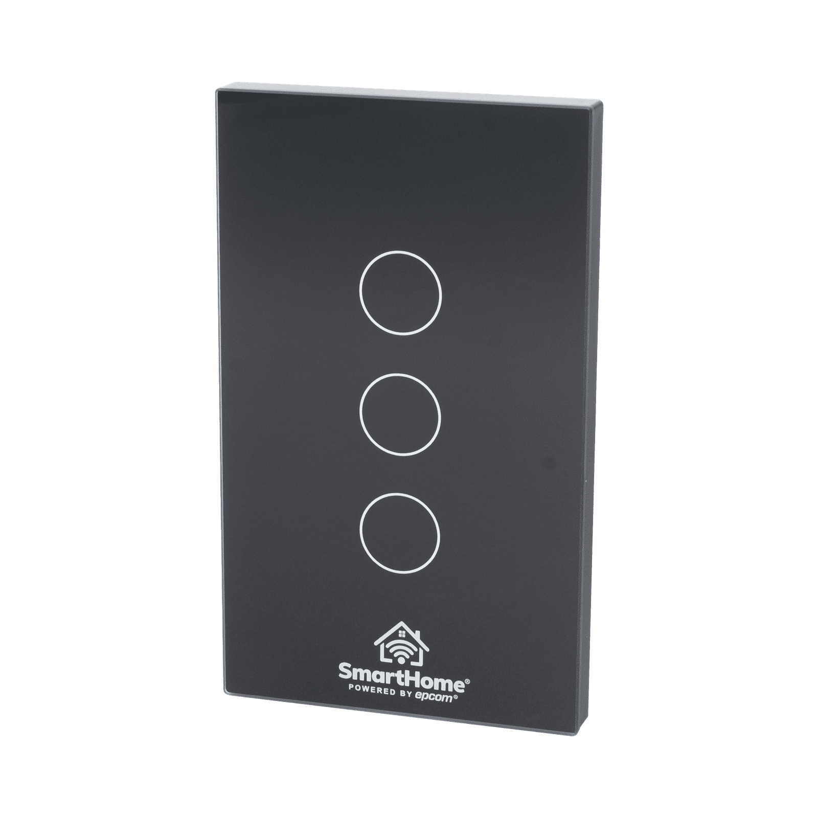 (Wifi) Apagador switch inalámbrico WIFI, control de 3 regresos de carga, 110V SHS413W - SMARTHOME BY EPCOM