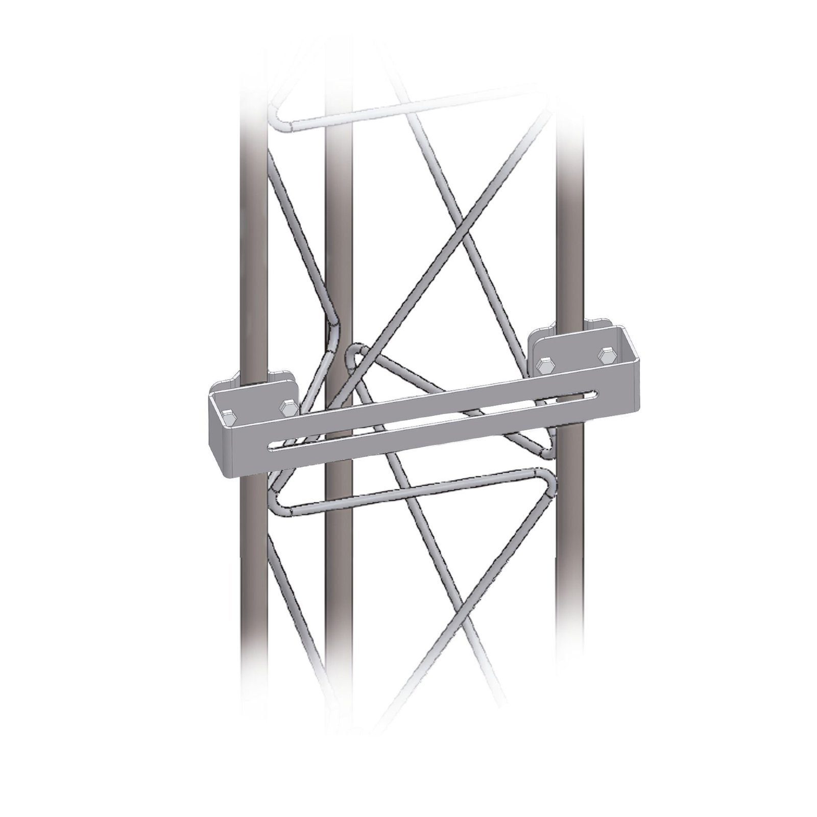 Herraje Multipropósito para Torre STZ30G. Ideal para Instalación de PTZ o Bullet en Torre. SHU-PTZ-30 - SYSCOM TOWERS