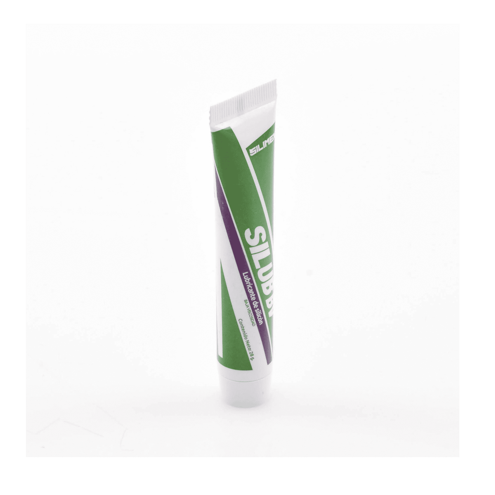 Lubricante de silicón dieléctrico de baja viscosidad, soporte de -10 hasta 80ºC, no daña plásticos, tubo 28grs SILUB-BV - SILIMEX