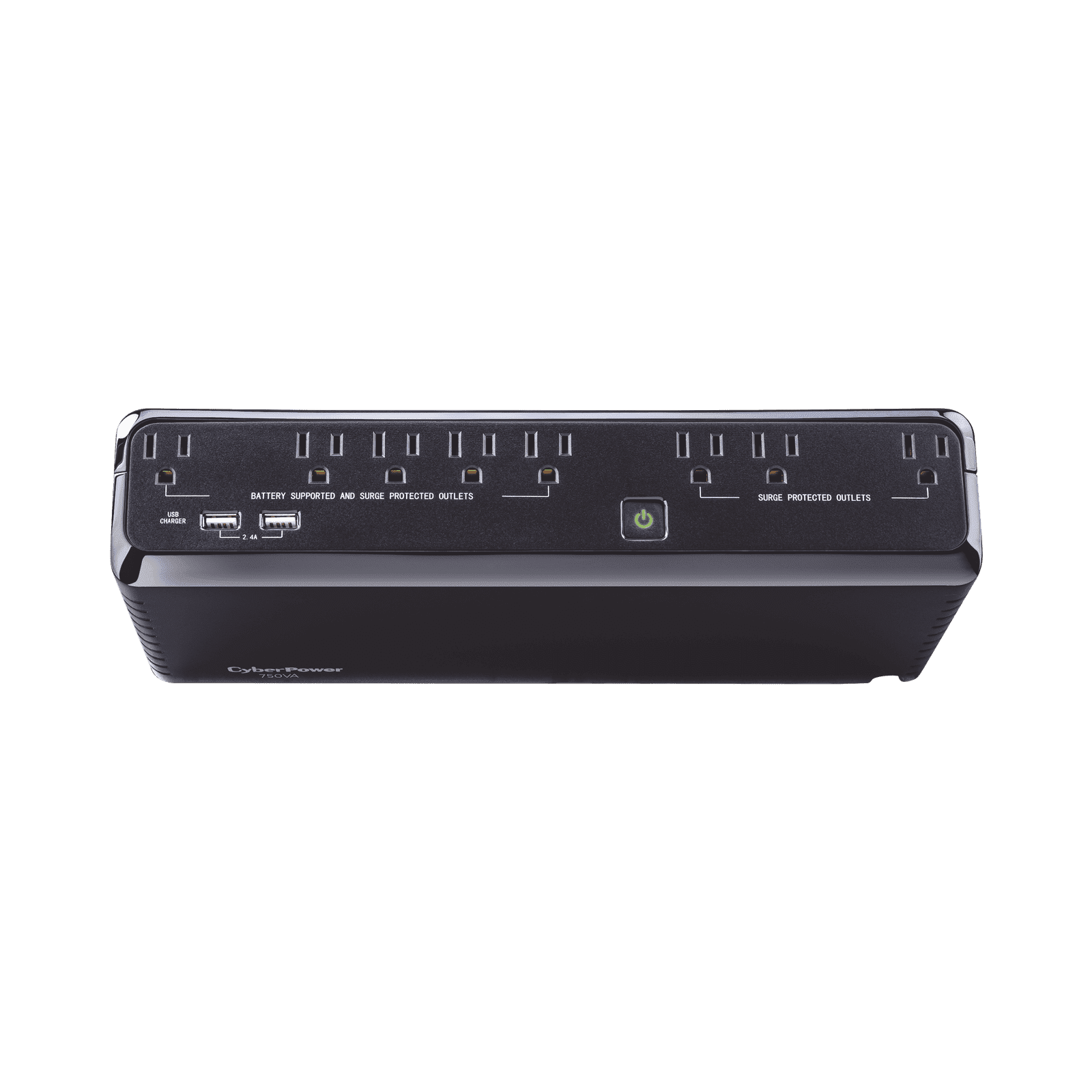 UPS de 750 VA/375 W, Topología Standby, Entrada 120 Vca NEMA 5-15P, de Escritorio, Con 8 Tomas NEMA 5-15R SL750U - CyberPower